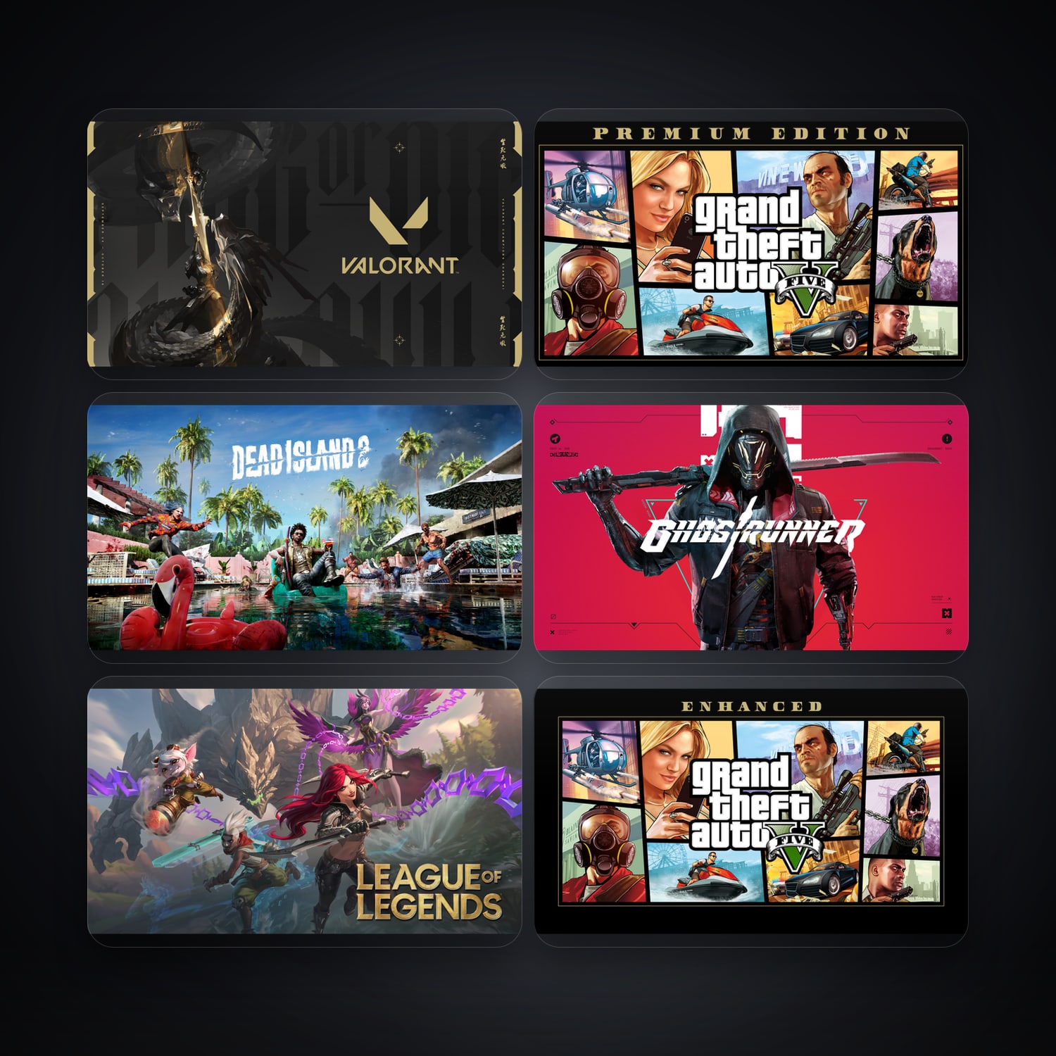 Epic VALORANT + Grand Theft Auto V — BR — 9 games — HabibiAccounts