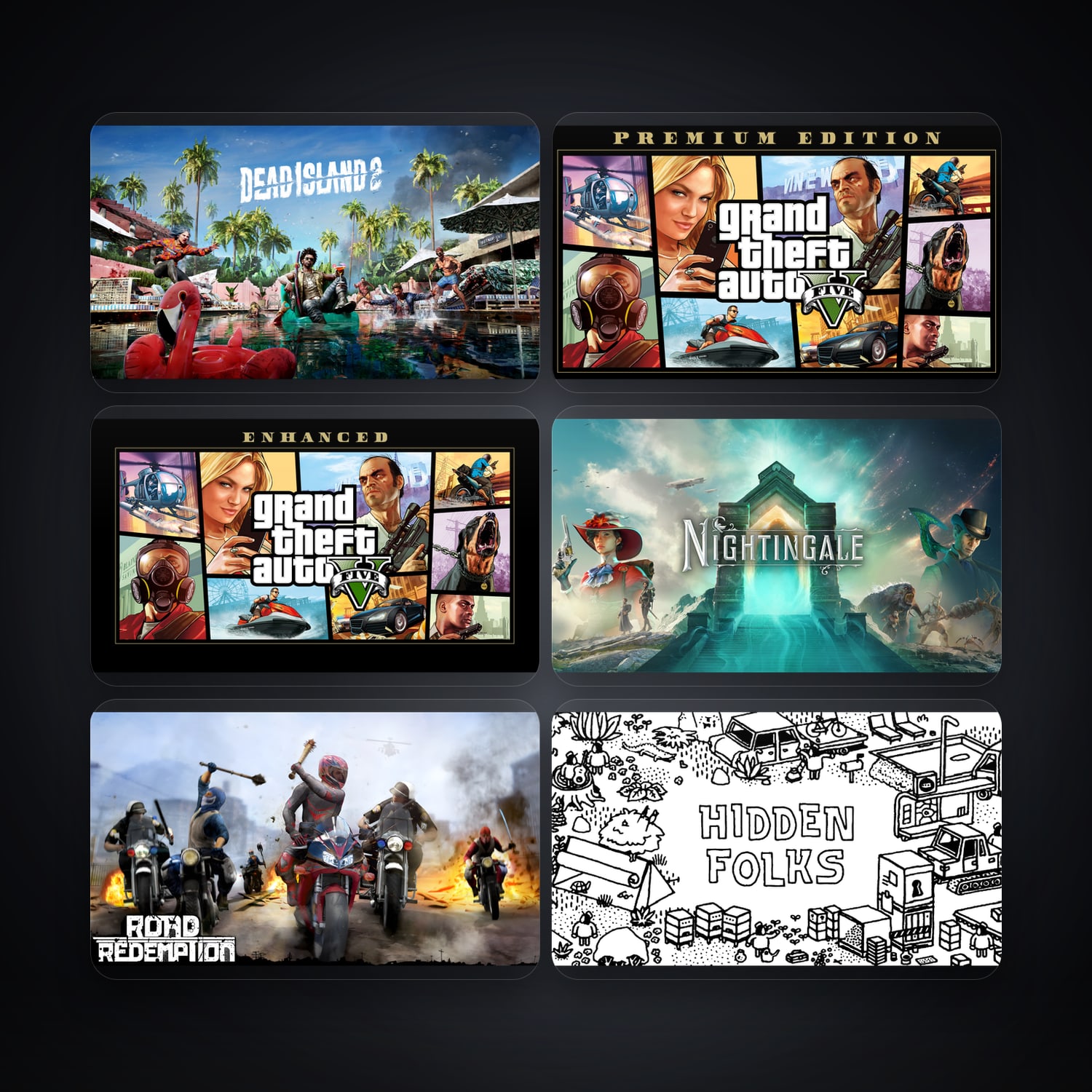 Epic Dead Island 2 + Grand Theft Auto V — US — 21 games — HabibiAccounts