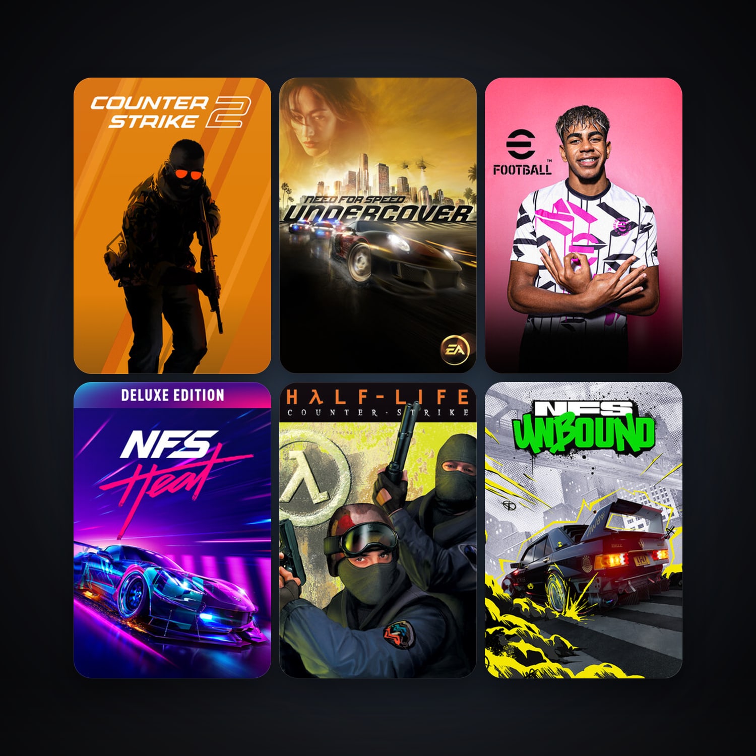 Counter-Strike + CS2 Prime, 8 games, clean — HabibiAccounts