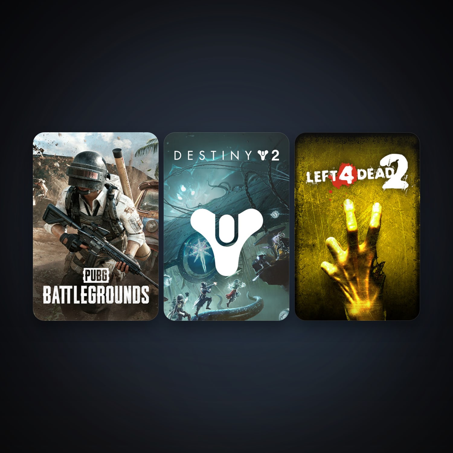 Left 4 Dead 2 + PUBG: BATTLEGROUNDS, 5 games, clean — HabibiAccounts