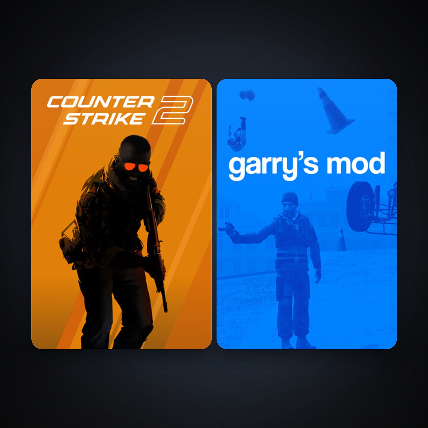 CS2 Prime + Garry's Mod, 2 games, clean — HabibiAccounts