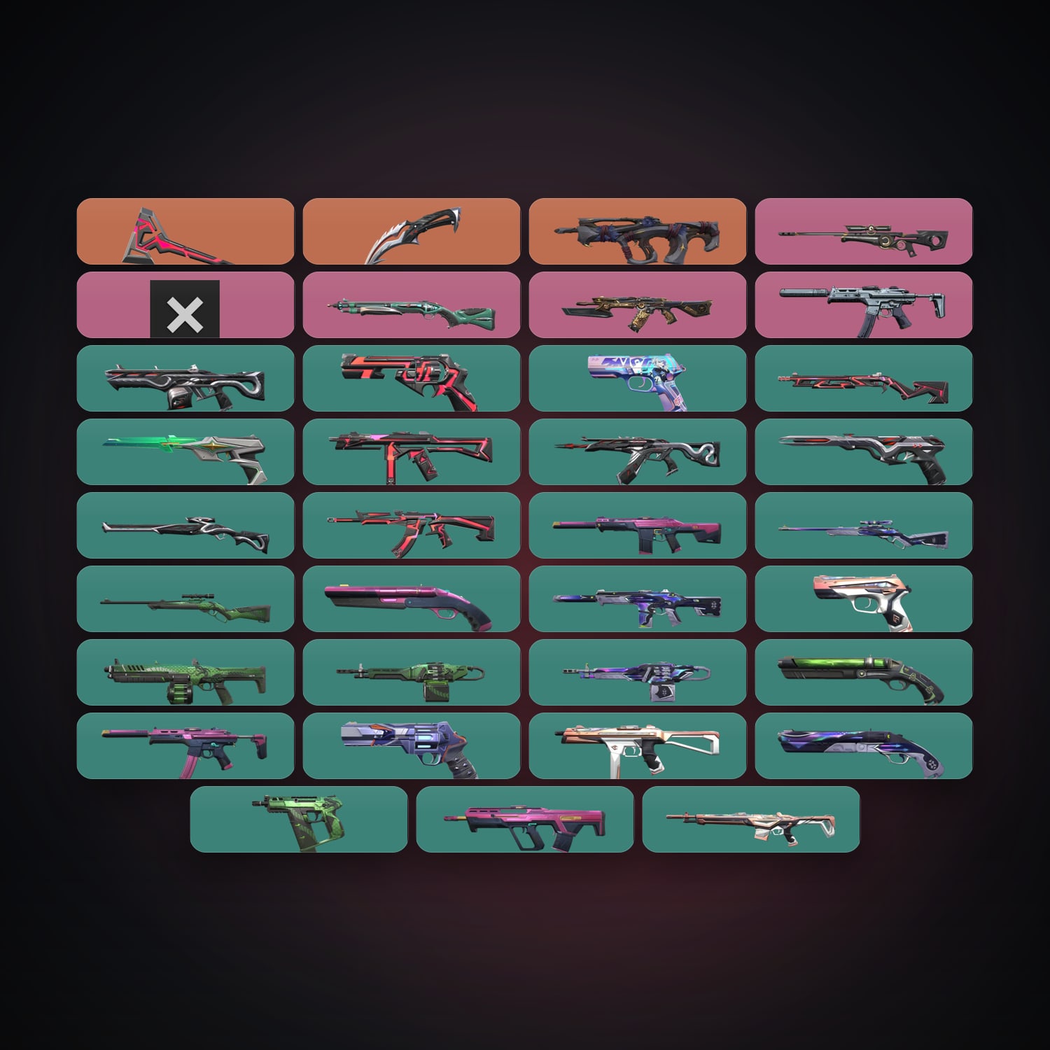 AP Bronze 1 locker — 2 knives, 35 skins, lvl 124 — HabibiAccounts