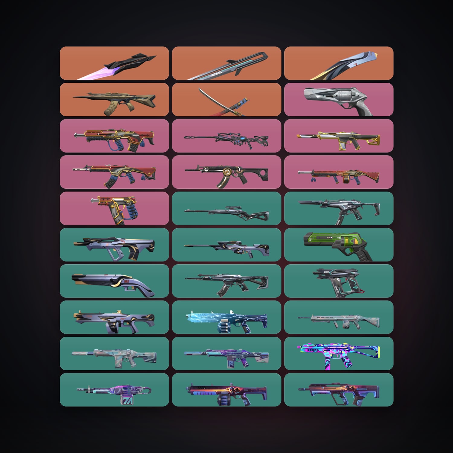AP locker — 4 knives, 39 skins, lvl 71 — HabibiAccounts