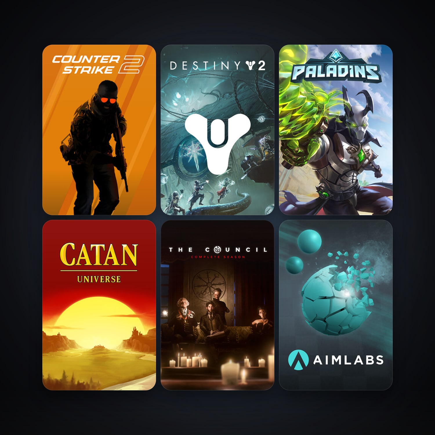 CS2 Prime + The Council, 8 games, Steam 10, clean — HabibiAccounts