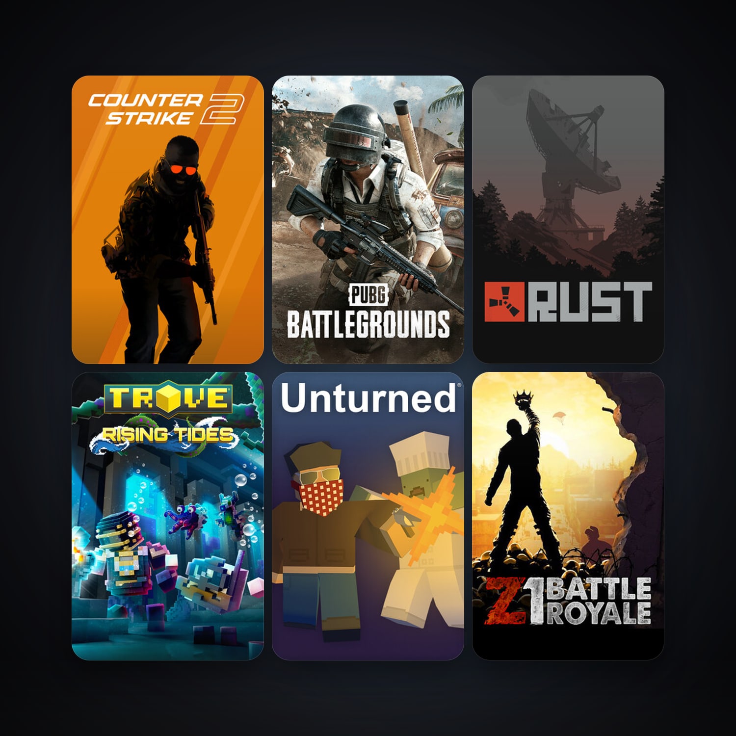 CS2 Prime + Rust, 86 games, Steam 12, clean — HabibiAccounts