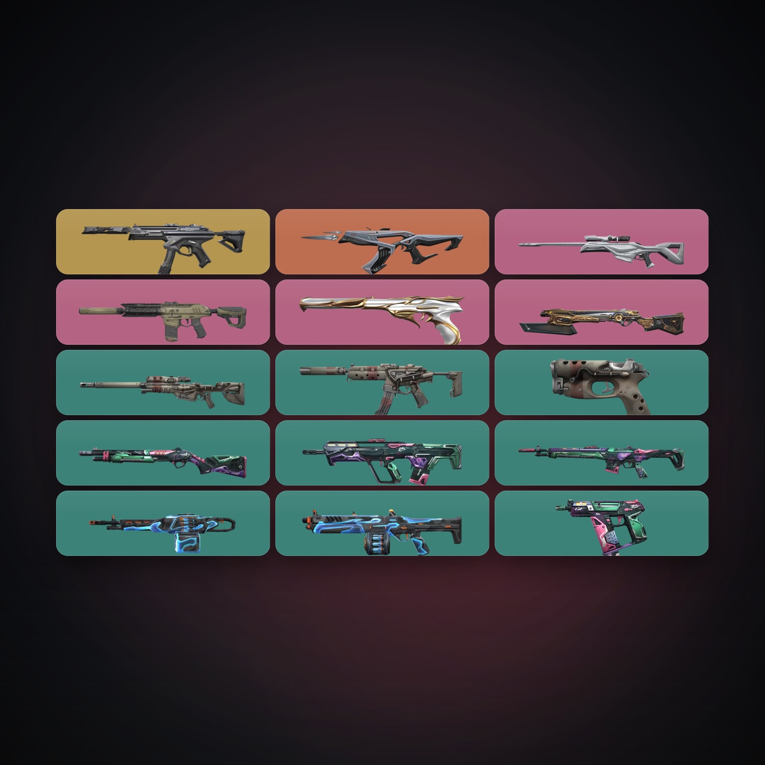 AP Silver 2 locker — 15 skins, lvl 53 — HabibiAccounts
