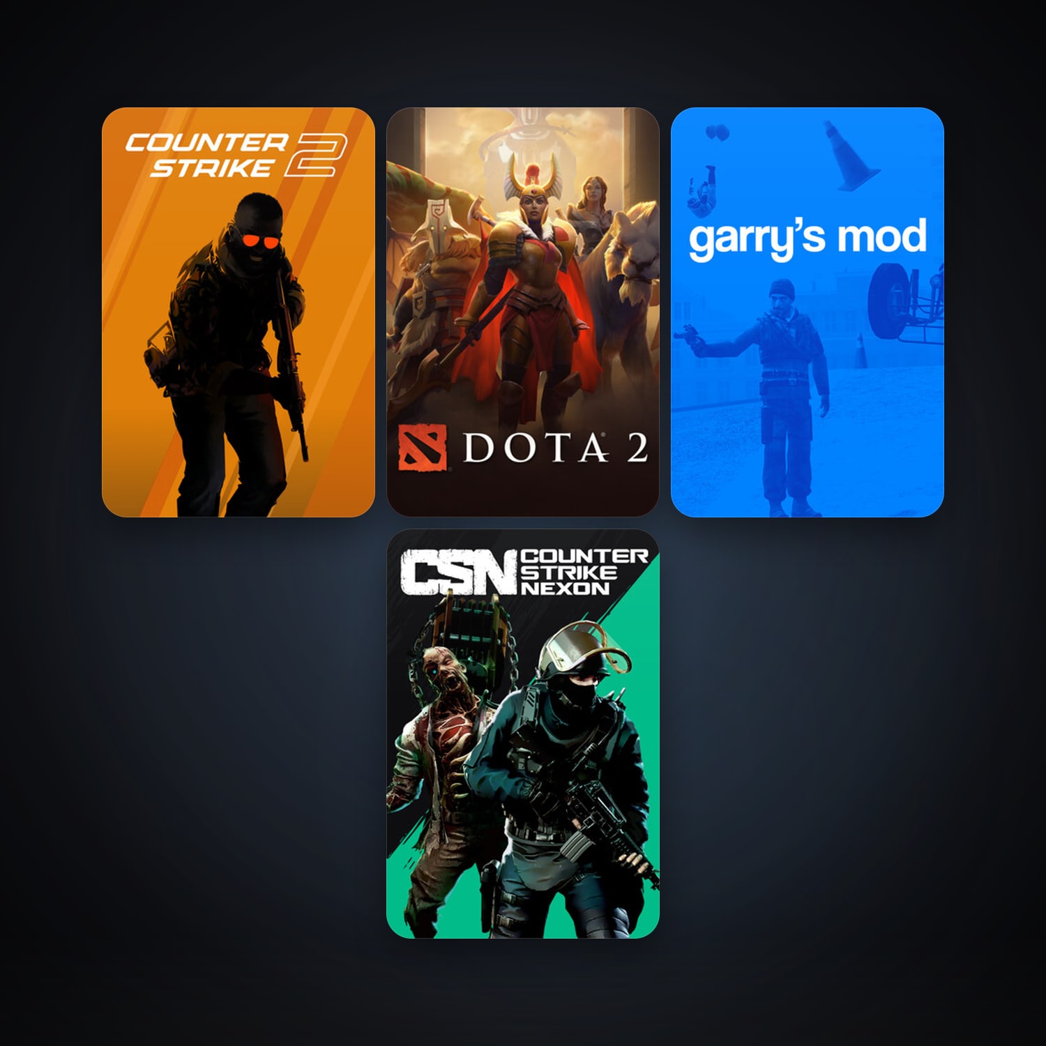 Left 4 Dead 2 + Dota 2, 8 games, Steam 10, clean — HabibiAccounts