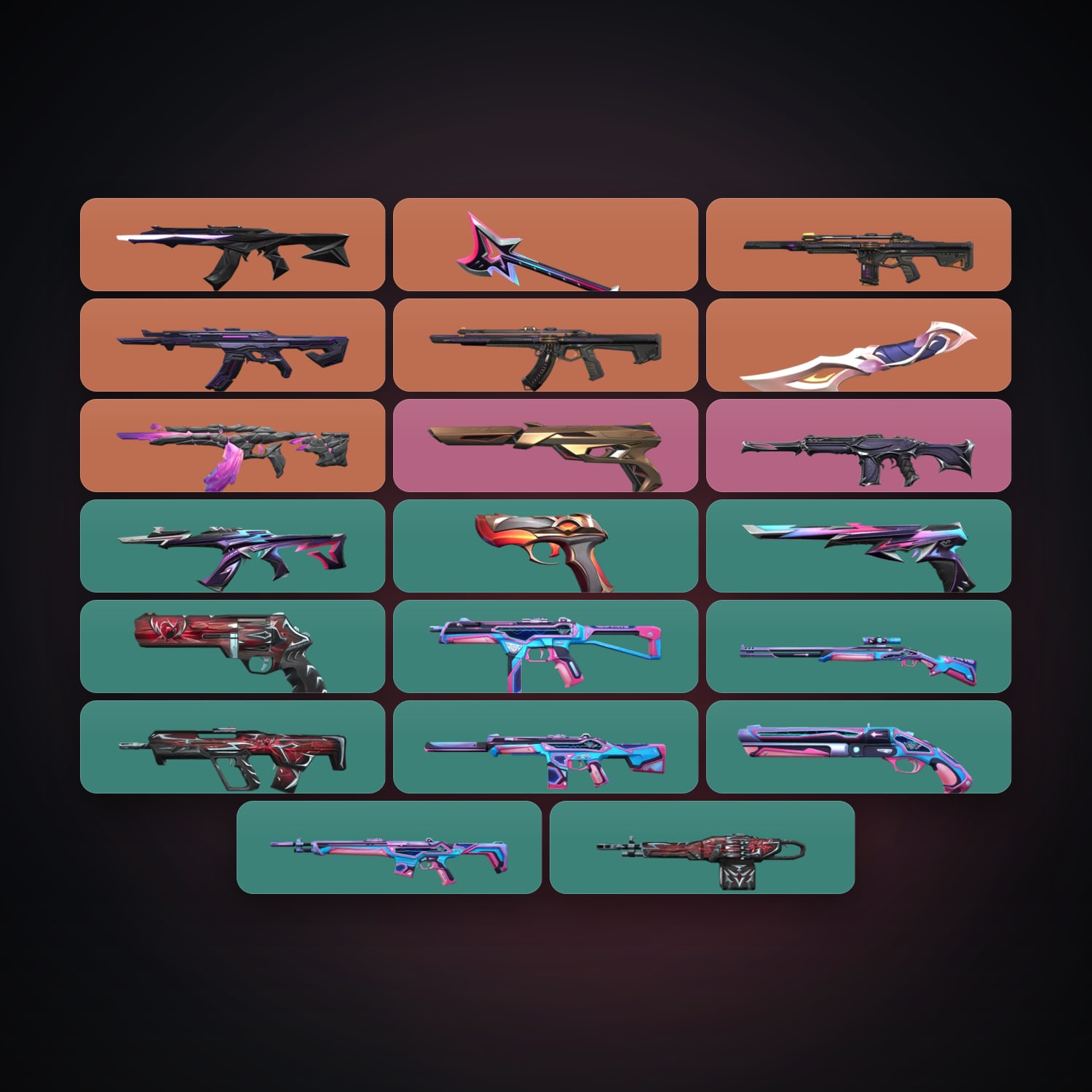 AP Silver 1 locker — 2 knives, 21 skins, lvl 54 — HabibiAccounts