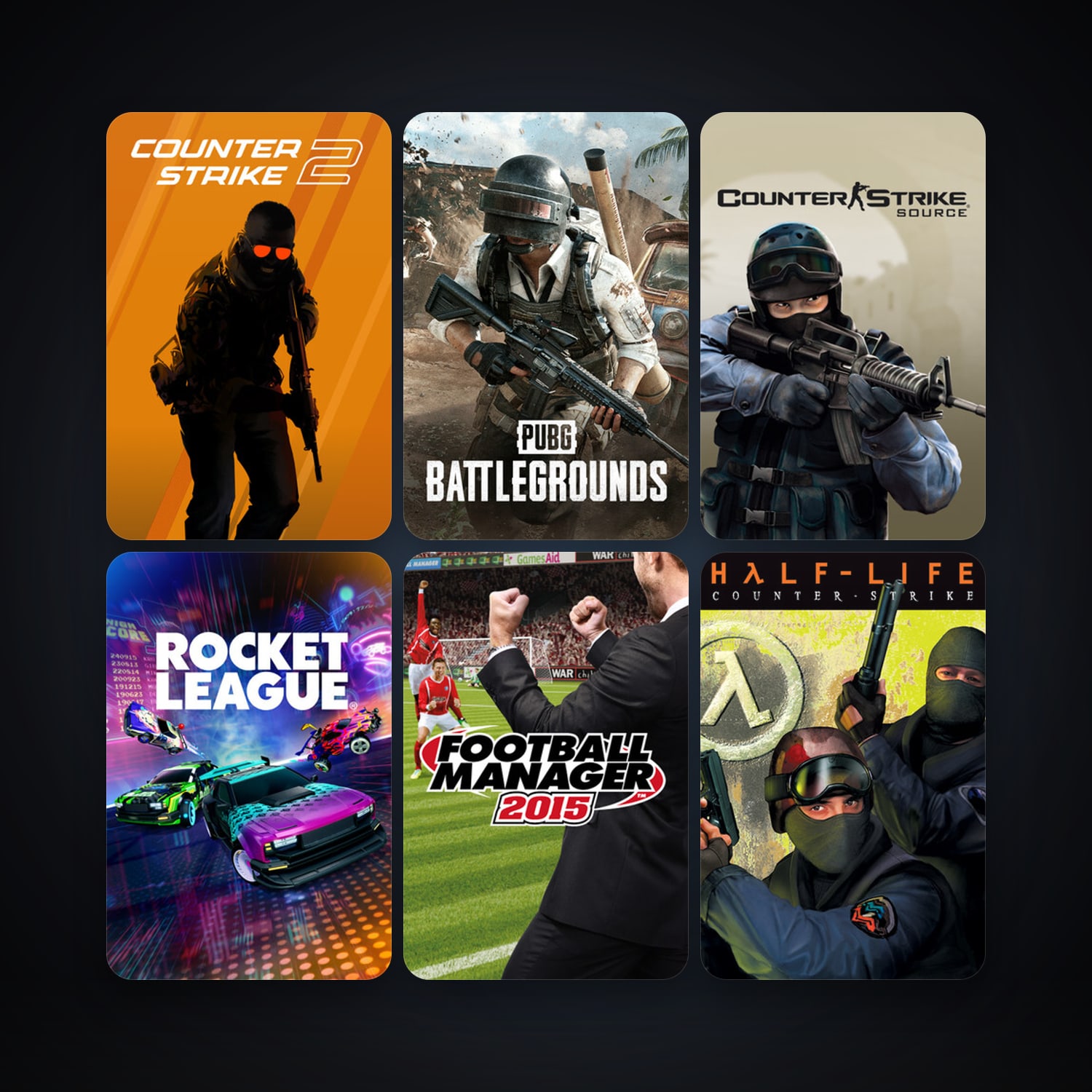 Steam account — Counter-Strike + Counter-Strike: Source, 25 games, Steam 14, clean — HabibiAccounts