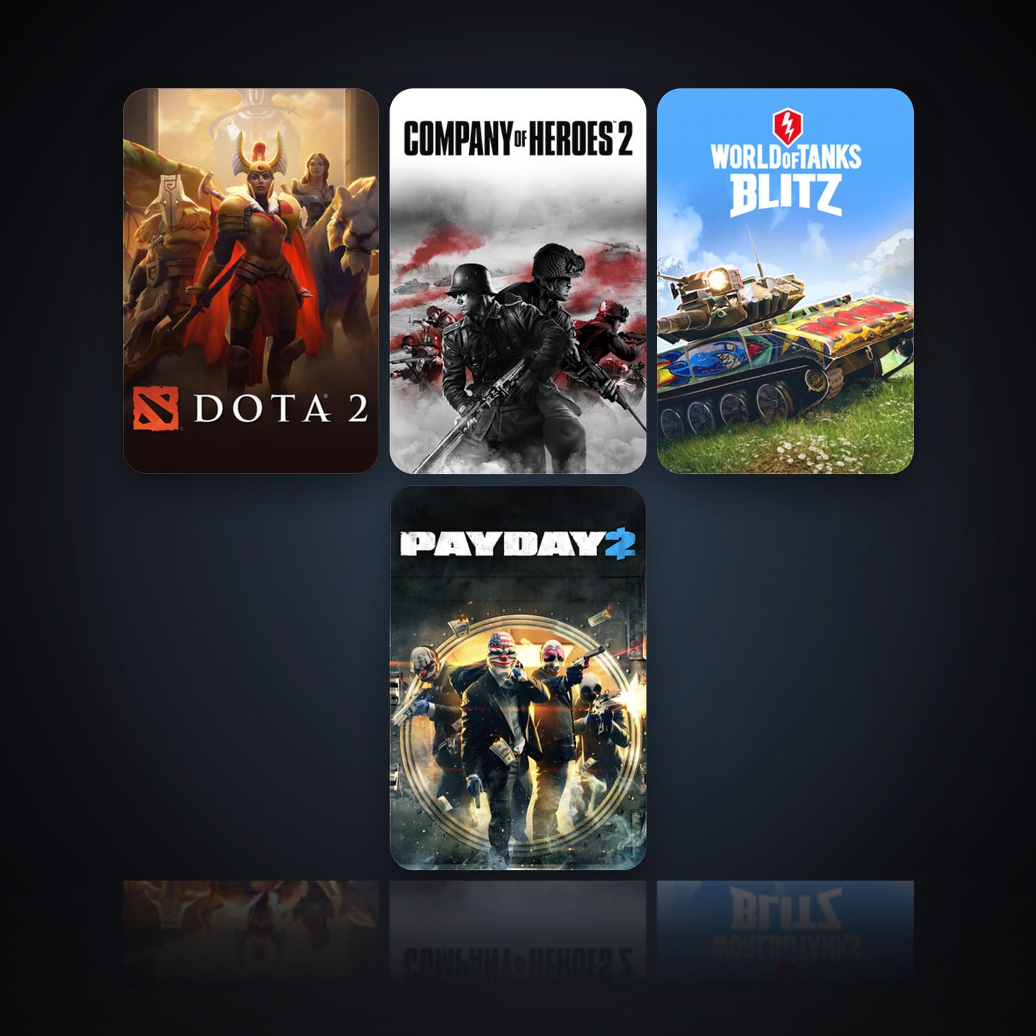Dota 2 & Company of Heroes 2 | 11 Games | Clean — HabibiAccounts