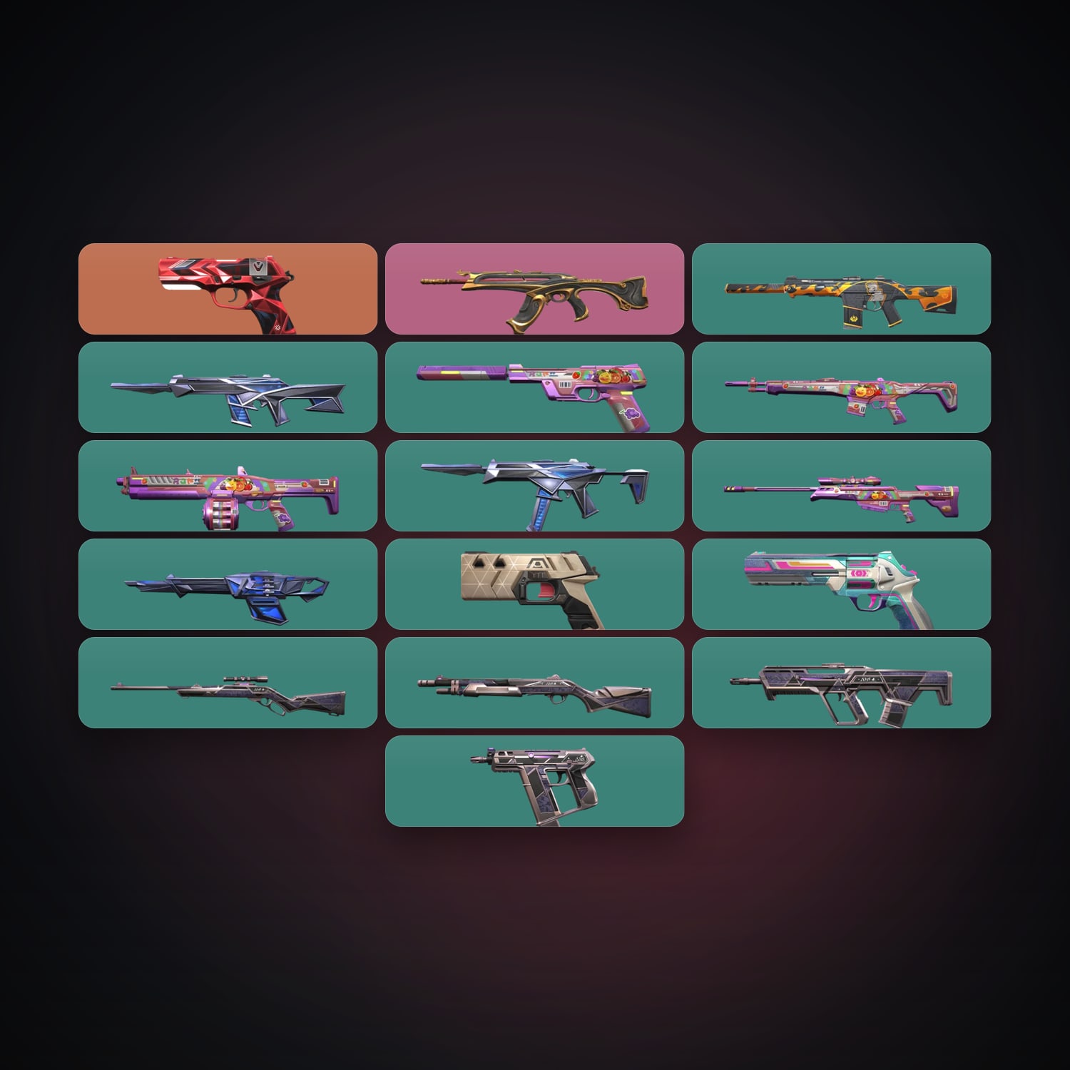 AP Bronze 1 locker — 16 skins, lvl 93 — HabibiAccounts