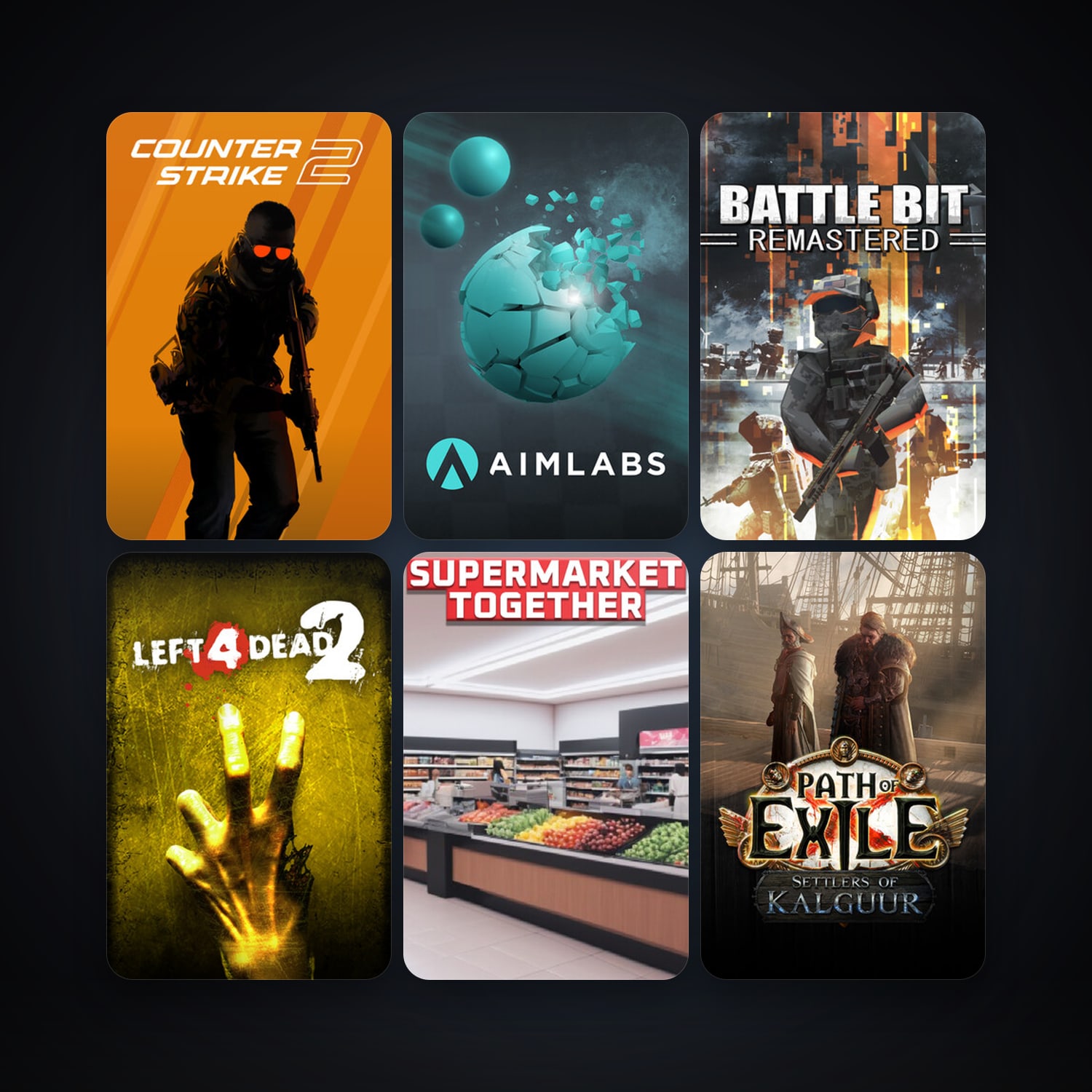 Left 4 Dead 2 + CS2 Prime, 16 games, clean — HabibiAccounts