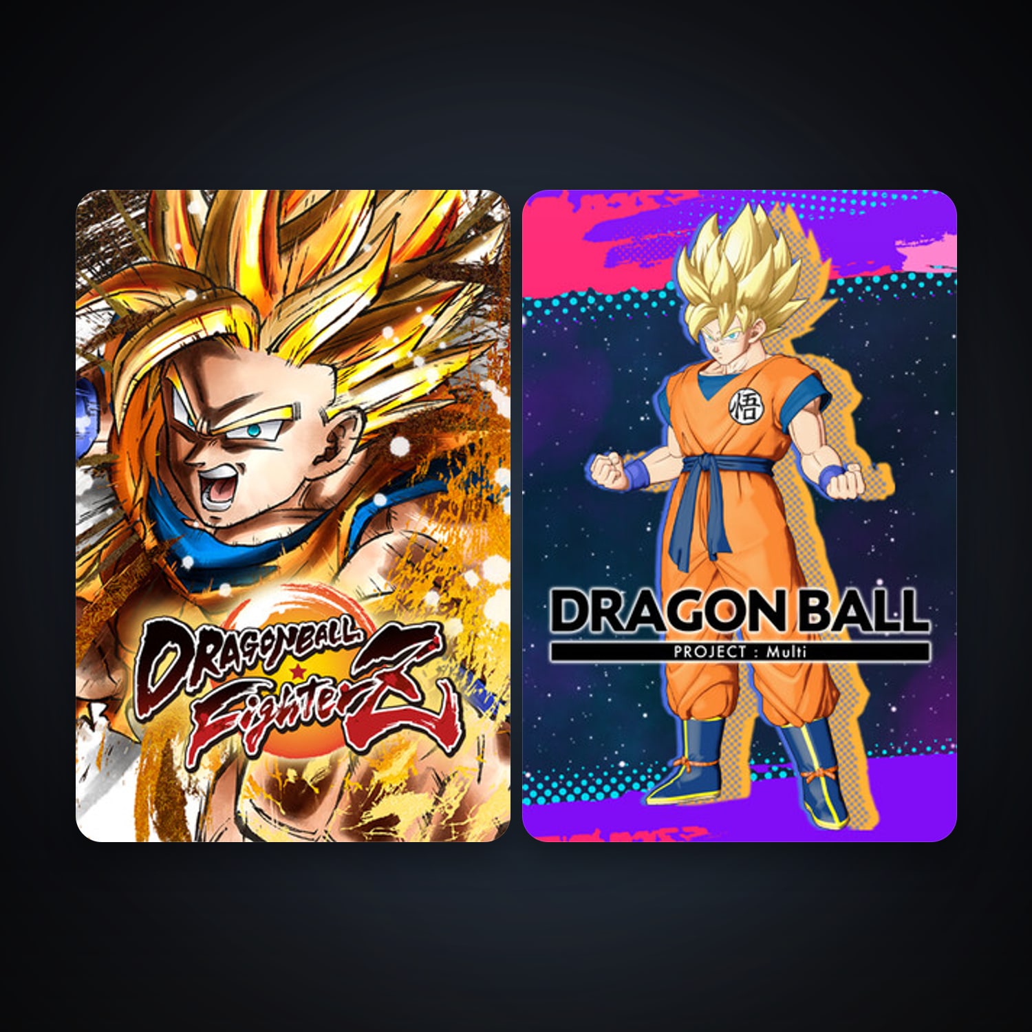 DRAGON BALL FighterZ + DRAGON BALL GEKISHIN SQUADRA, 5 games, clean — HabibiAccounts
