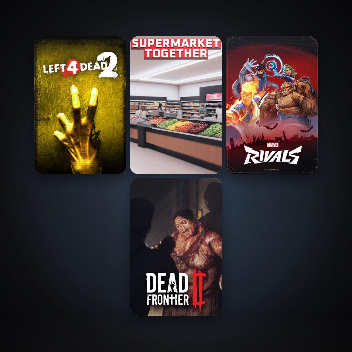 Left 4 Dead 2 + Dead Frontier 2, 8 games, clean — HabibiAccounts