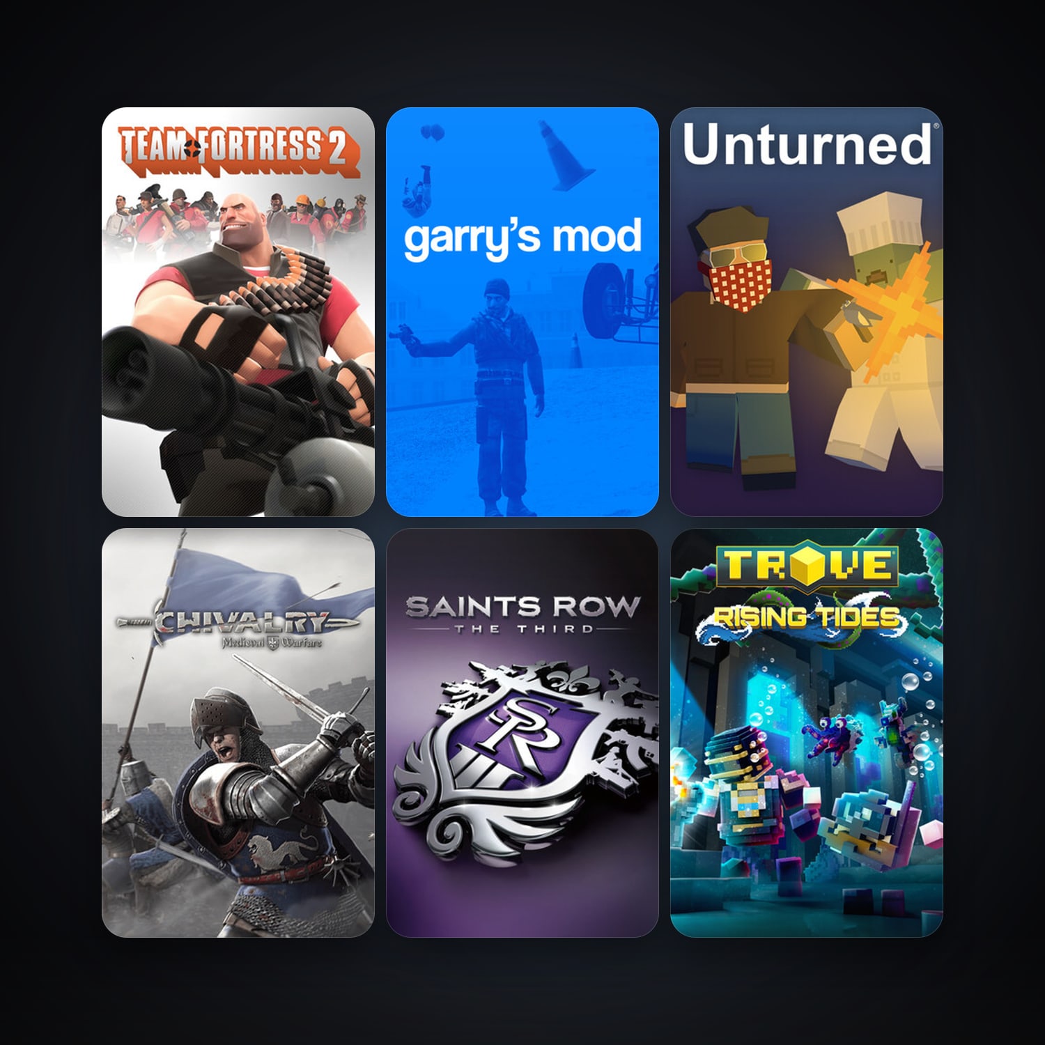 Team Fortress 2 + Garry's Mod, 46 games, clean — HabibiAccounts