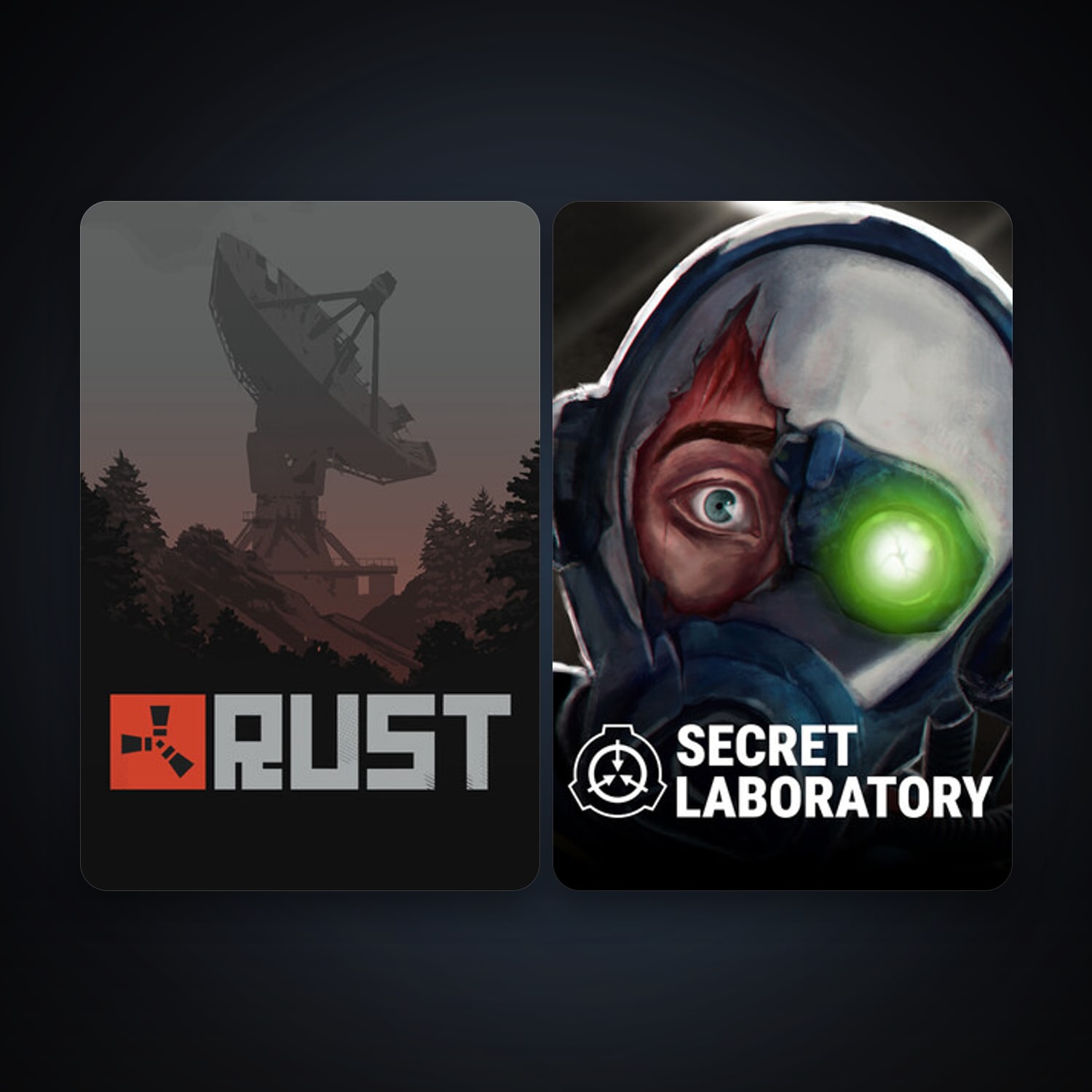Rust + SCP: Secret Laboratory, 4 games, clean — HabibiAccounts