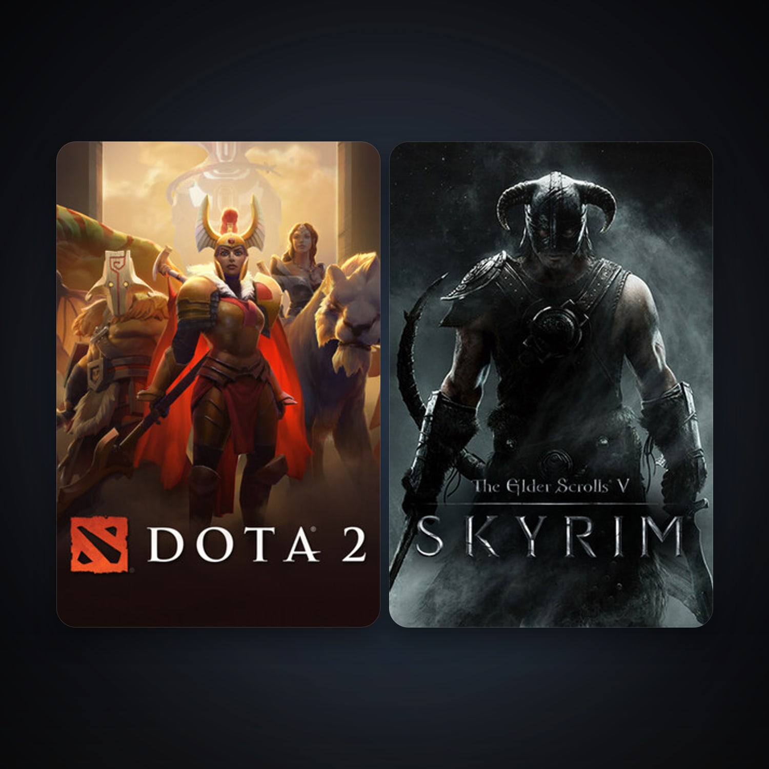 Dota 2 & The Elder Scrolls V: Skyrim — HabibiAccounts