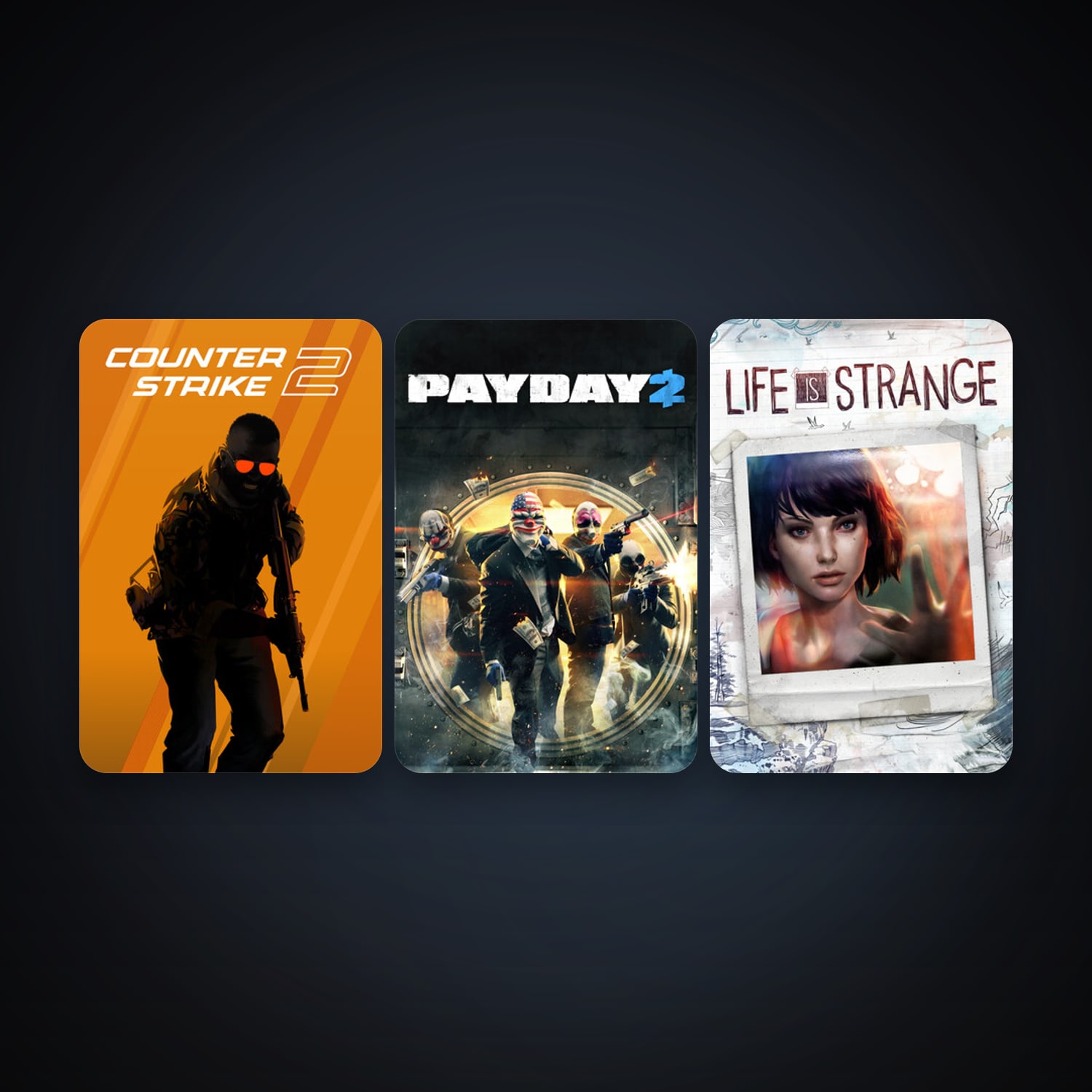 CS2 Prime + PAYDAY 2, 4 games, clean — HabibiAccounts