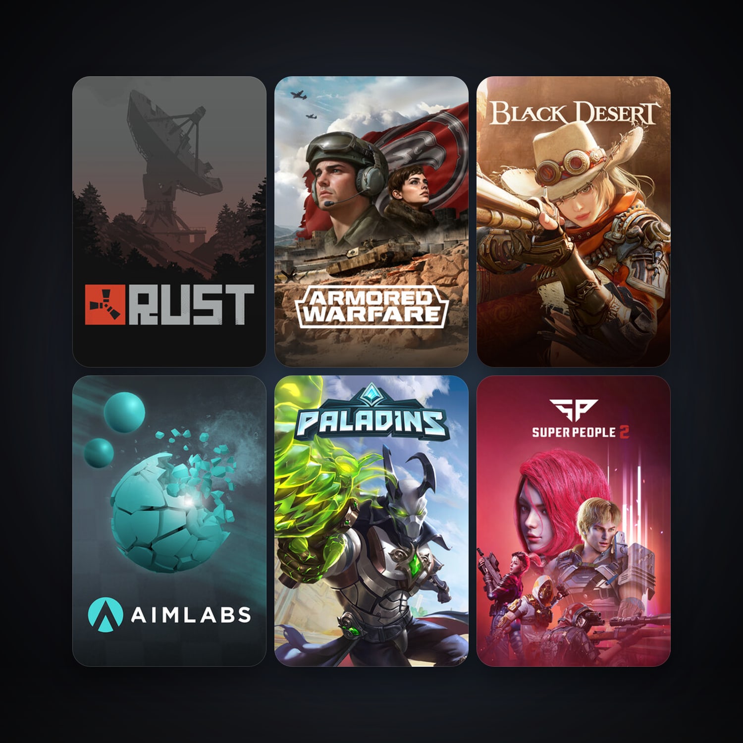 Rust + Crossout, 33 games, clean — HabibiAccounts