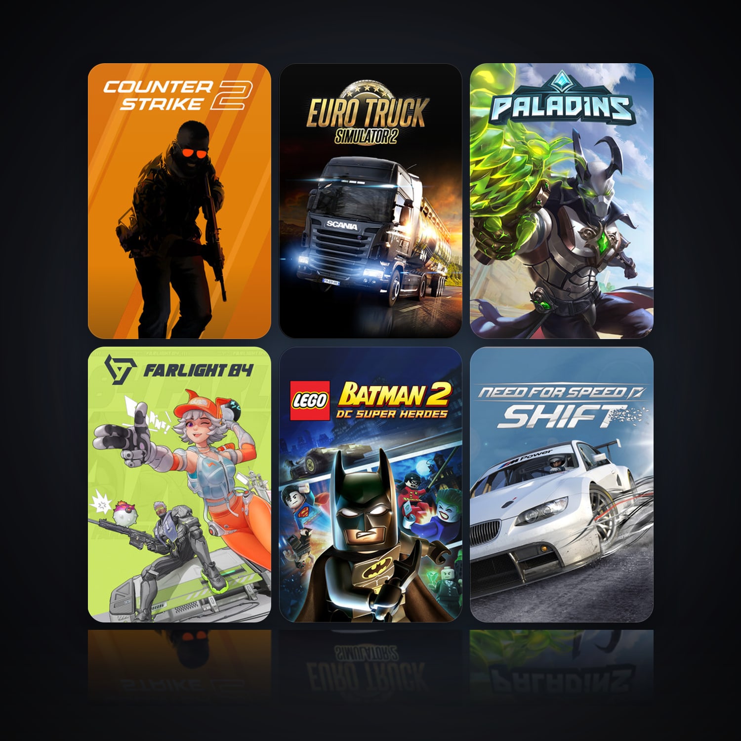 CS2 Prime & Euro Truck Simulator 2 | Level 10 | 38 Games | Clean — HabibiAccounts