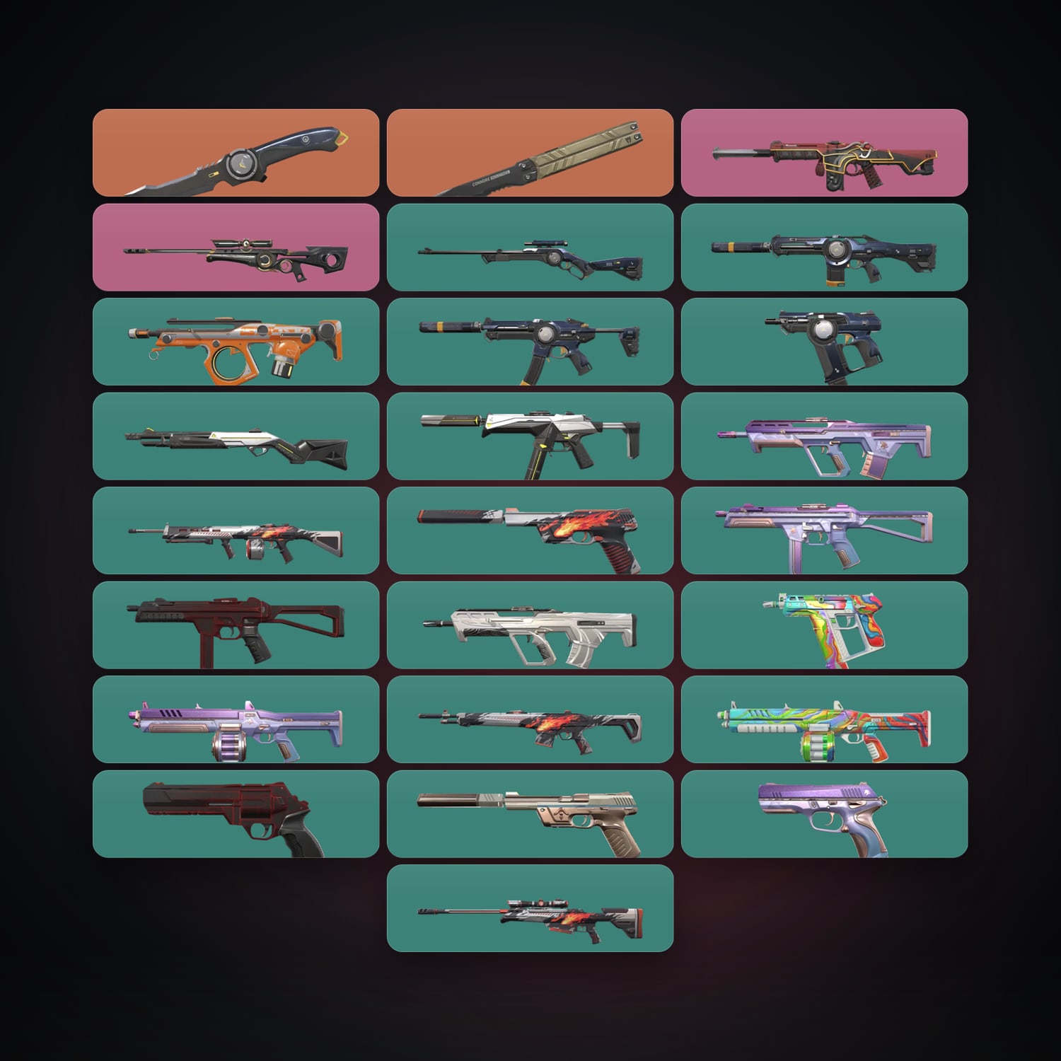 EU Silver 3 locker — 2 knives, 25 skins, lvl 51 — HabibiAccounts
