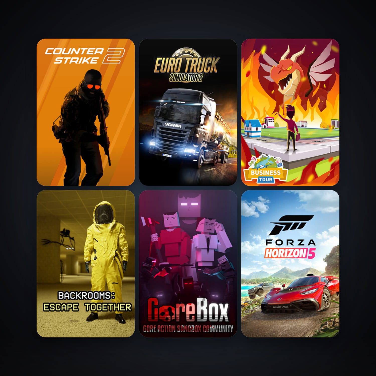 CS2 Prime + Euro Truck Simulator 2, 29 games, clean — HabibiAccounts