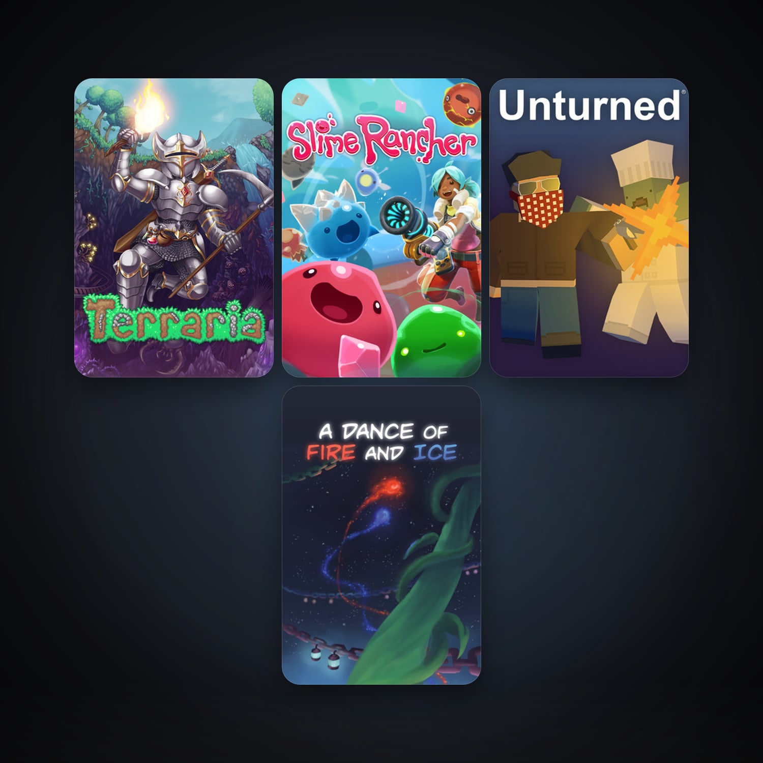 Terraria + Unturned, 10 games, clean — HabibiAccounts