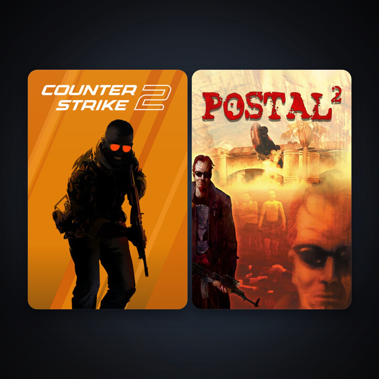 CS2 Prime + POSTAL 2, 4 games, clean — HabibiAccounts