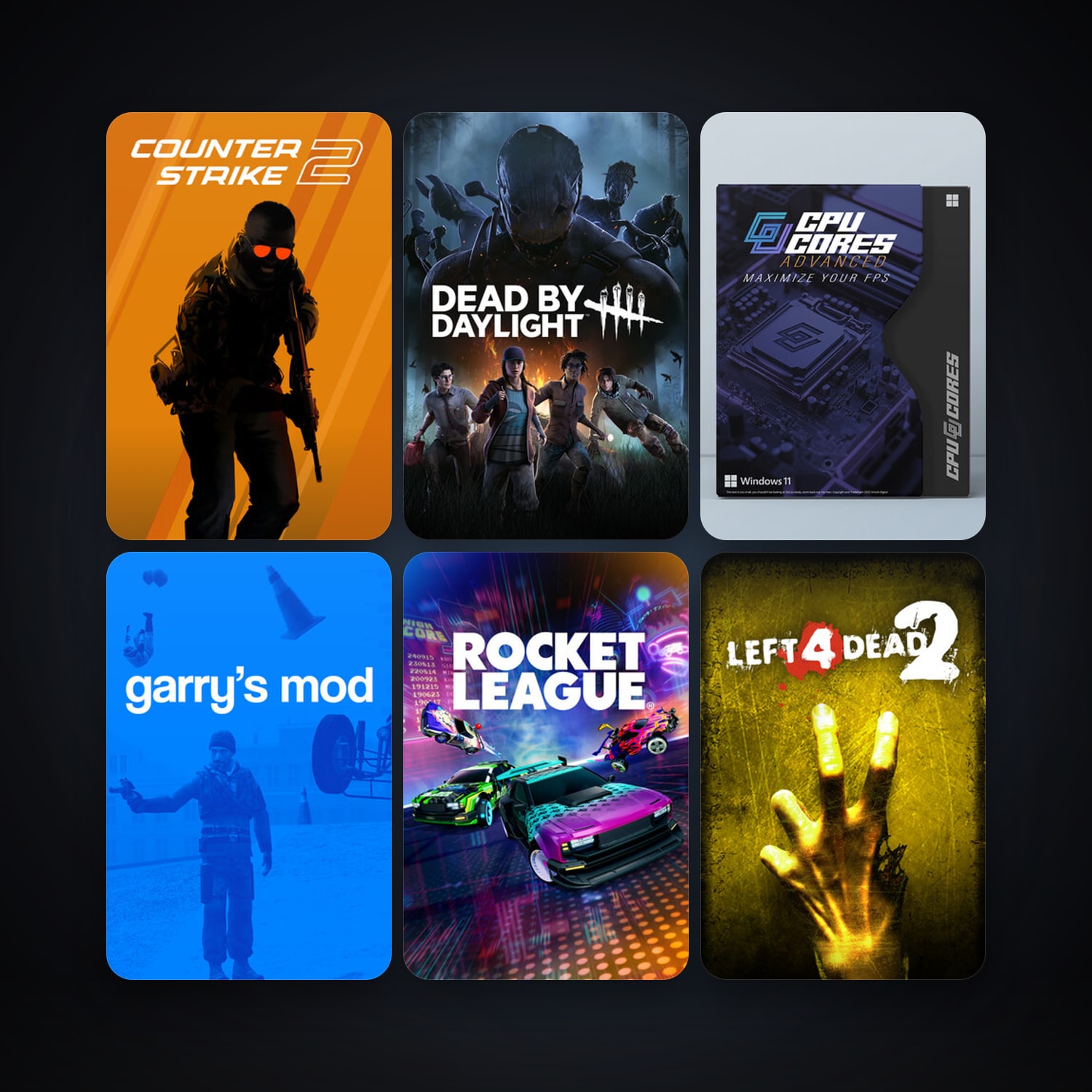 Left 4 Dead + Left 4 Dead 2, 37 games, Steam 10, clean — HabibiAccounts