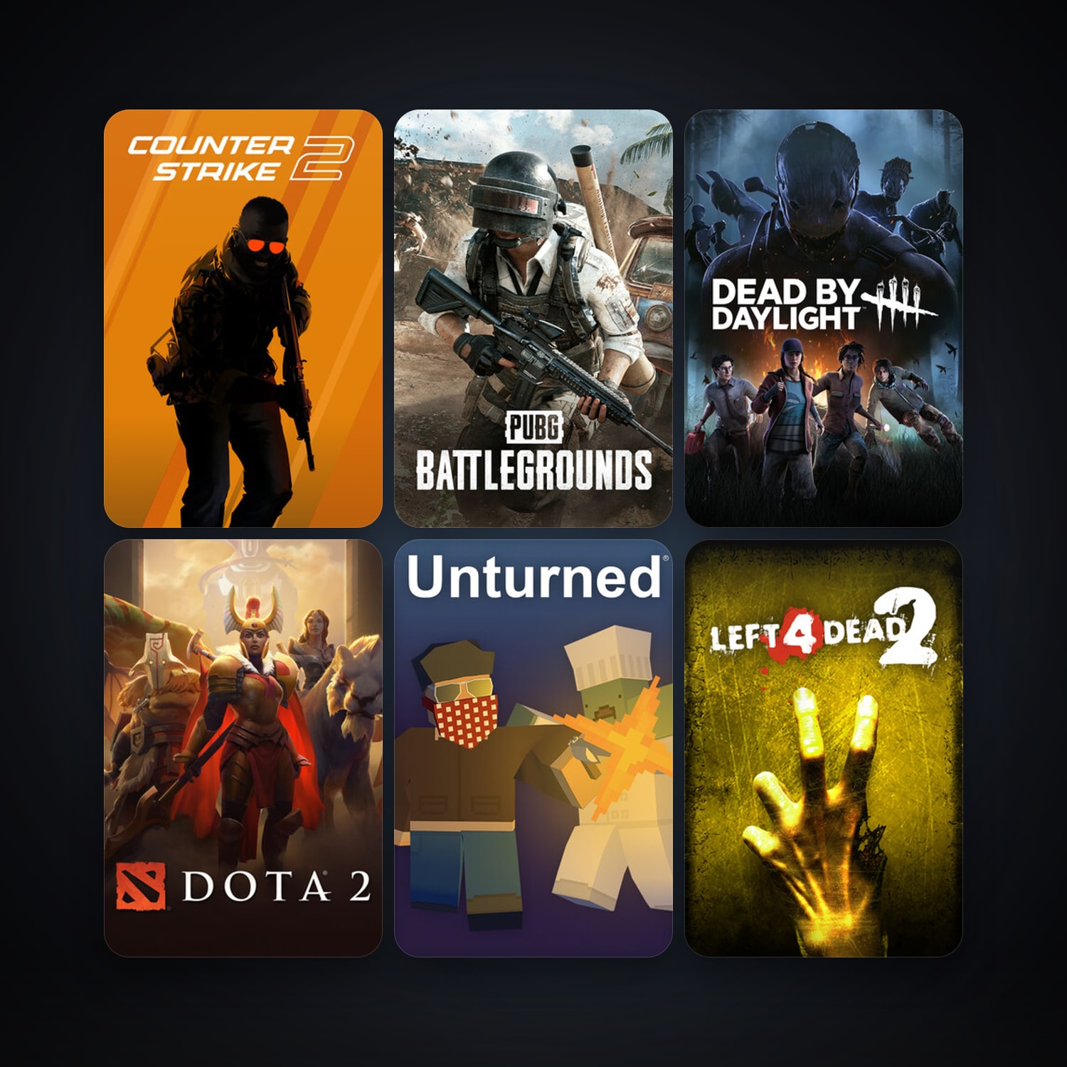 هالحساب ستيم فلين، Left 4 Dead 2 وDota 2، 23 لعبة، صامد واضح — HabibiAccounts