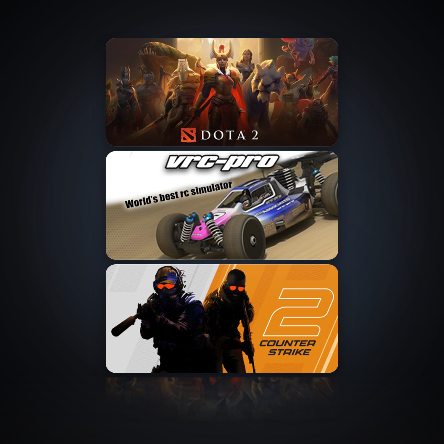 Dota 2 & VRC PRO — HabibiAccounts