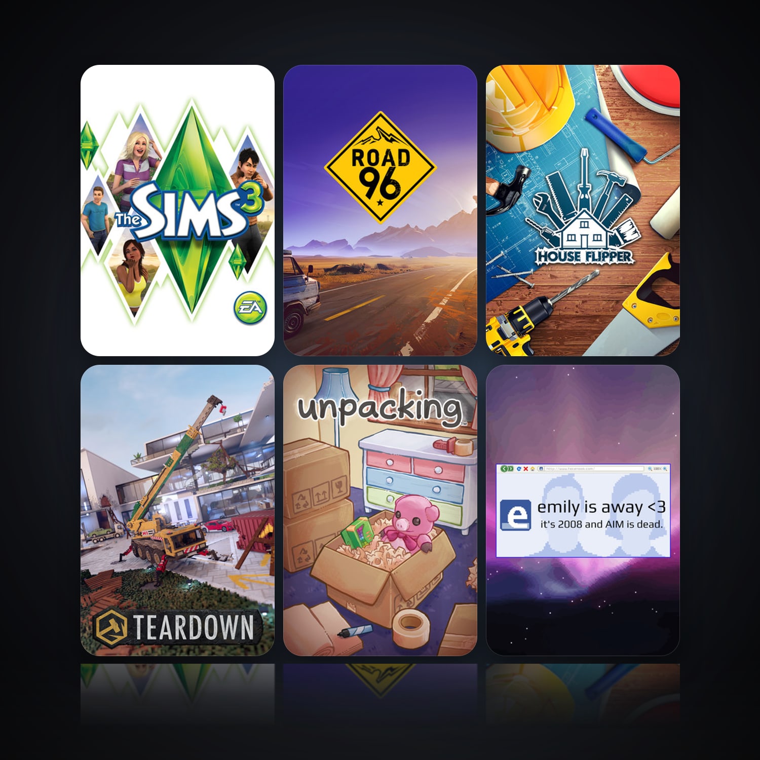 The Sims 3 & Road 96 | 17 Games | Clean — HabibiAccounts