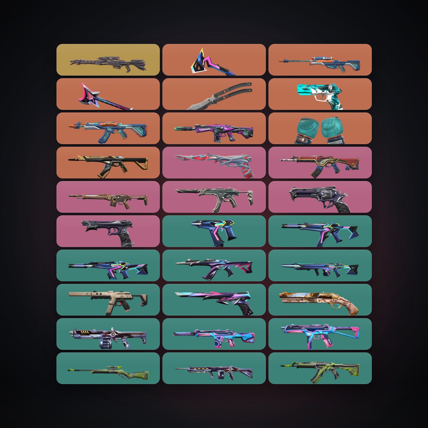 EU Bronze 3 locker — 4 knives, 44 skins, lvl 64 — HabibiAccounts