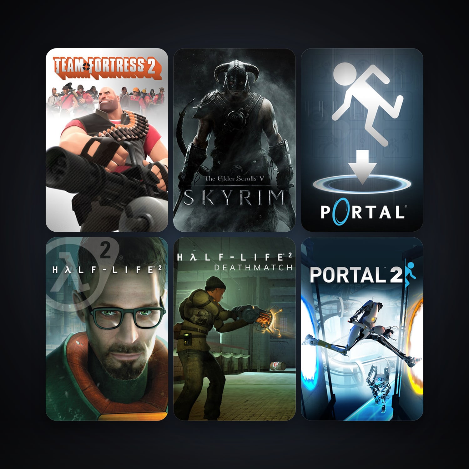 Half-Life 2 + Half-Life 2: Deathmatch, 8 games, clean — HabibiAccounts