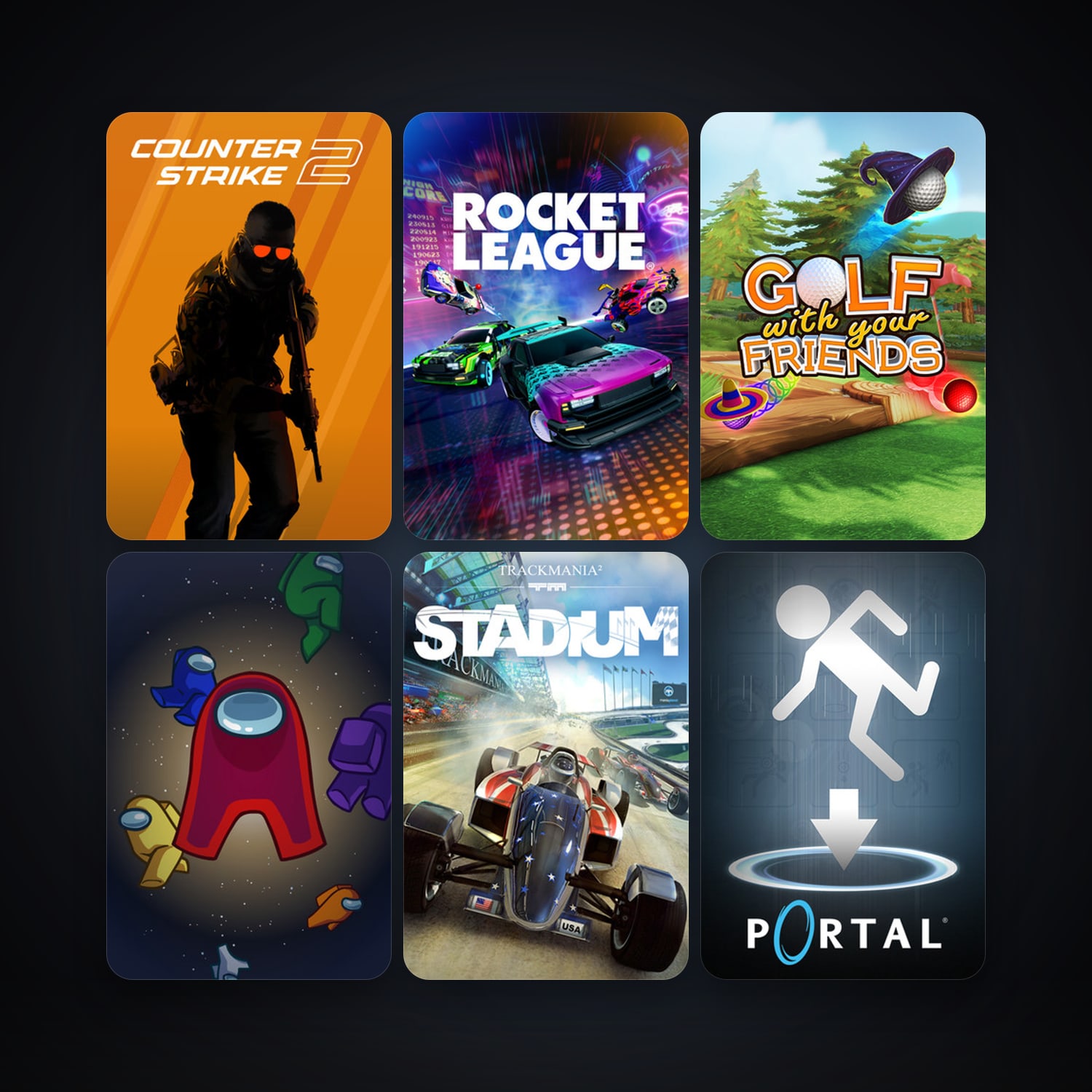 Portal + Portal 2, 17 games, clean — HabibiAccounts