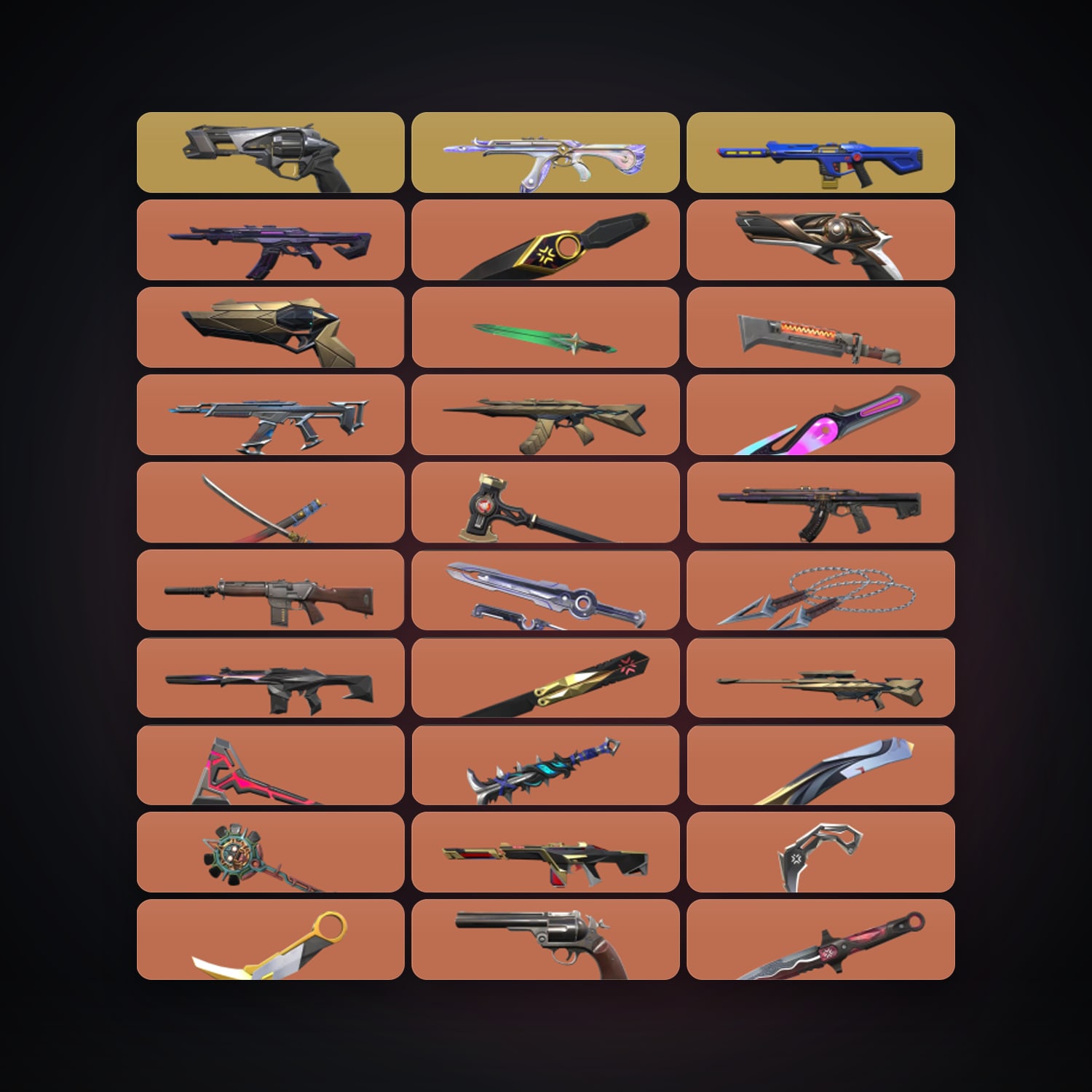 EU Gold 2 locker — 23 knives, 266 skins, lvl 360 — HabibiAccounts