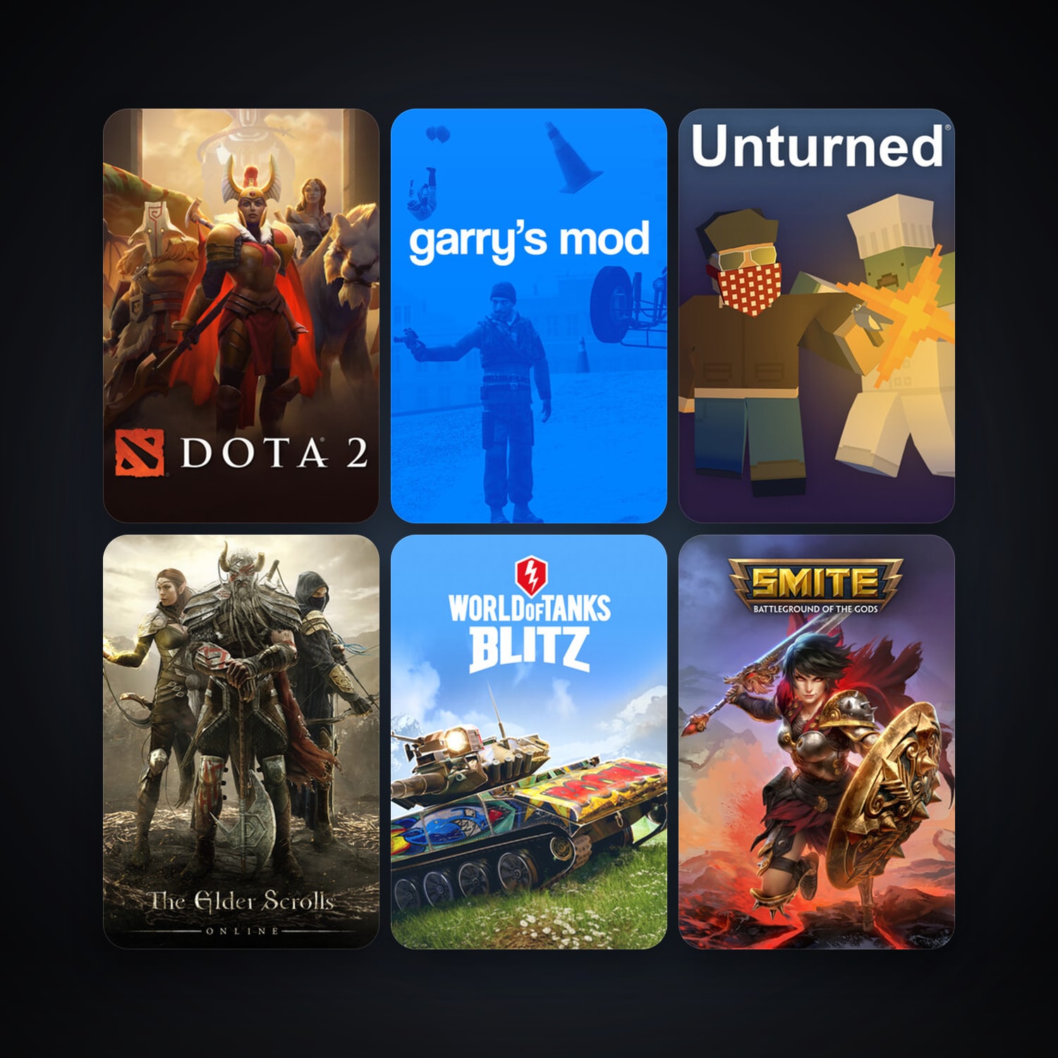 Dota 2 + Garry's Mod, 96 games, Steam 16, clean — HabibiAccounts