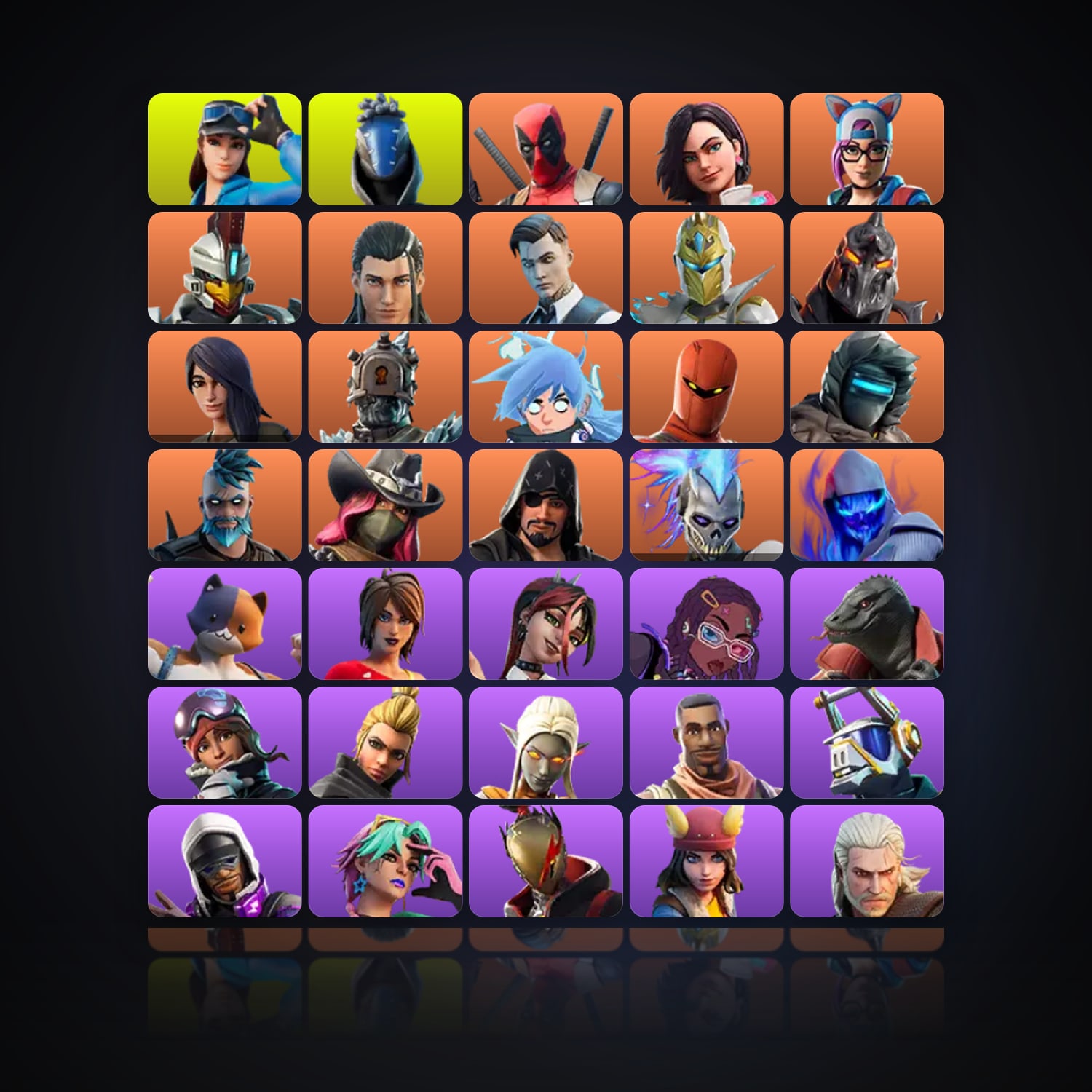 Fortnite | 67 Skins | 1.4K V-Bucks | Level 1172 | 206 Wins — HabibiAccounts
