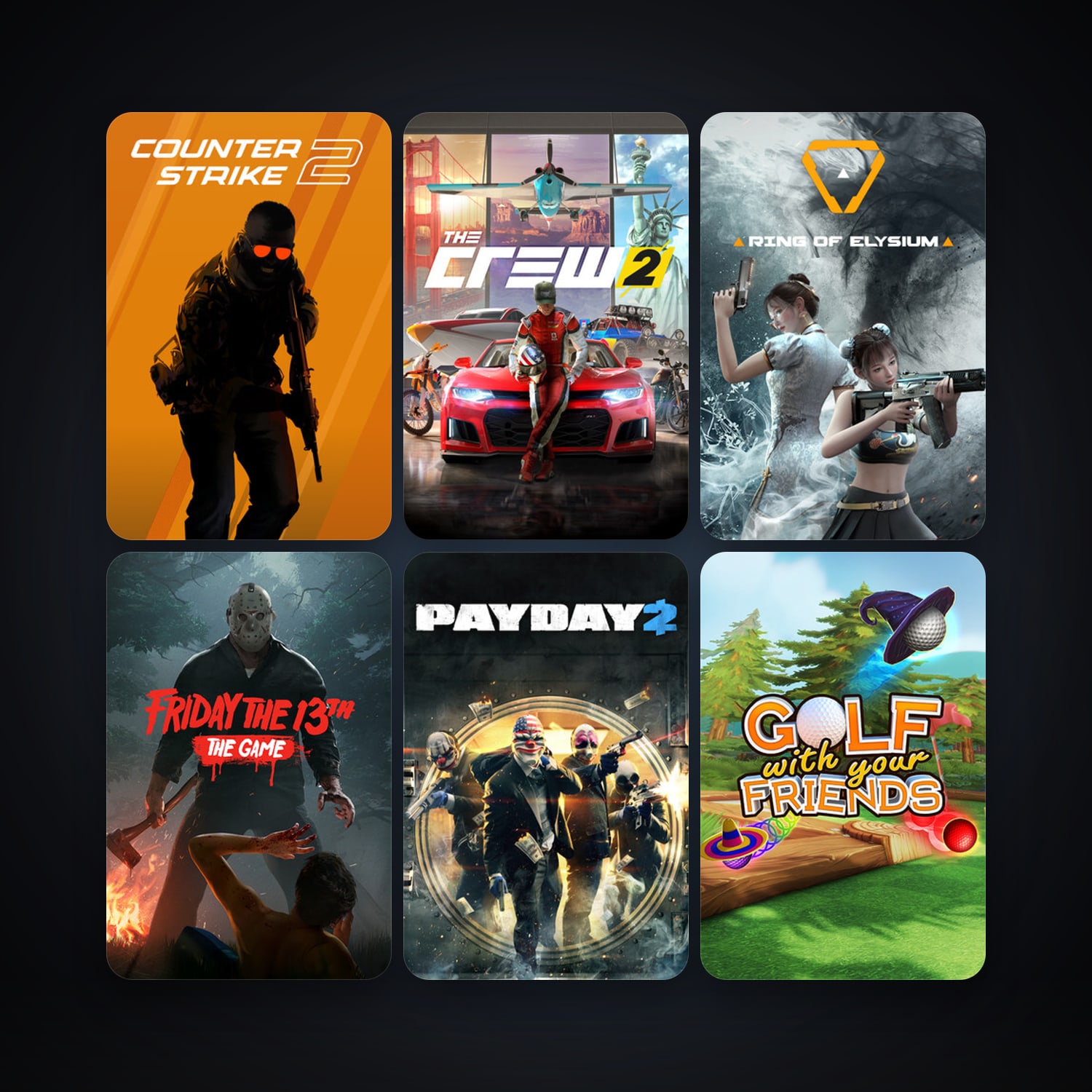 CS2 Prime + PAYDAY 2, 11 games, clean — HabibiAccounts