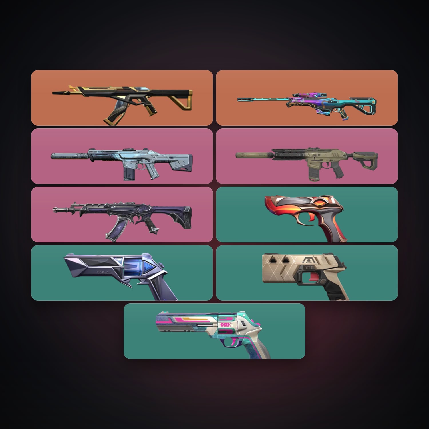 AP Plat 3 locker — 10 skins, lvl 183 — HabibiAccounts