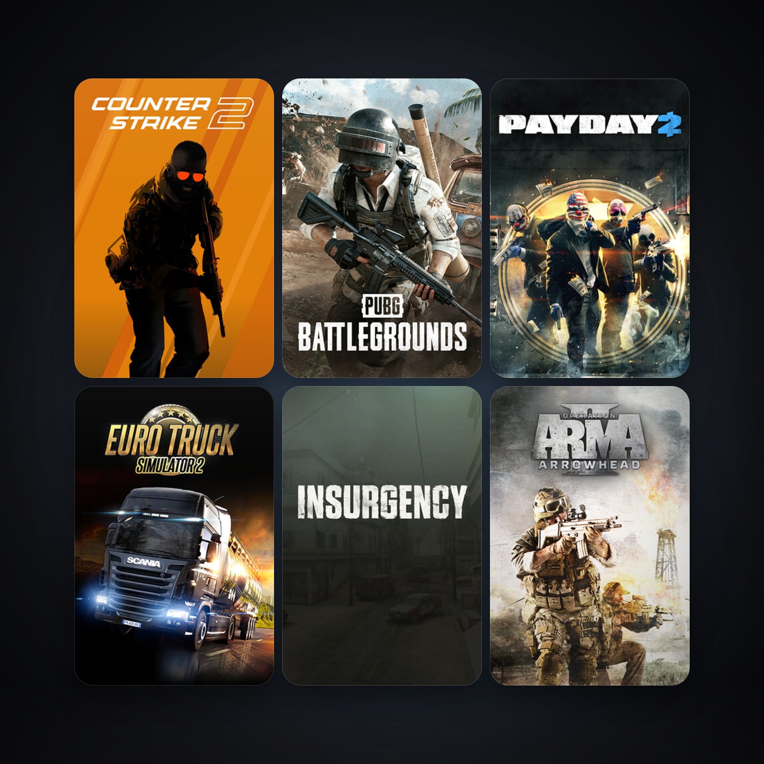 CS2 Prime + Arma 2: Operation Arrowhead, 25 games, Steam 11, clean — HabibiAccounts