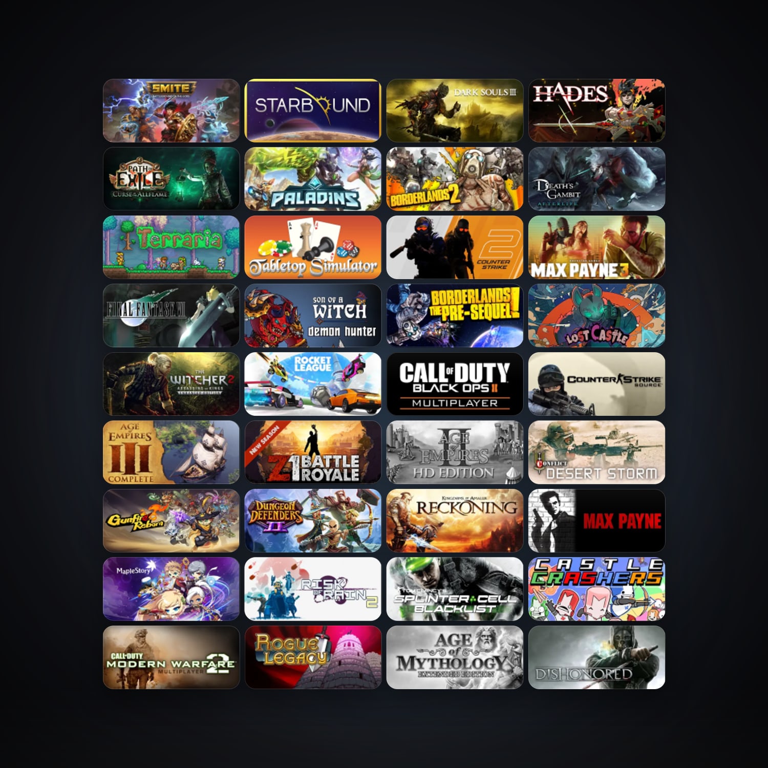 Steam 208 games, Steam 12, clean — HabibiAccounts