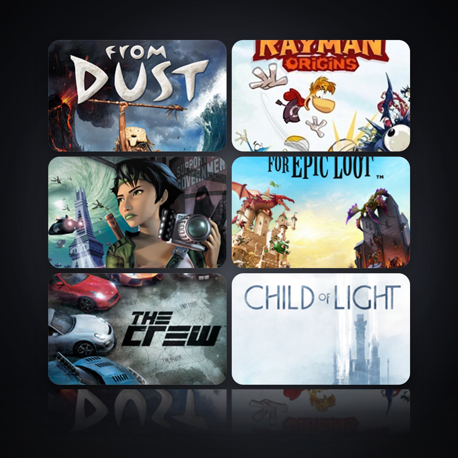 From Dust & Rayman Origins | 7 Games — HabibiAccounts