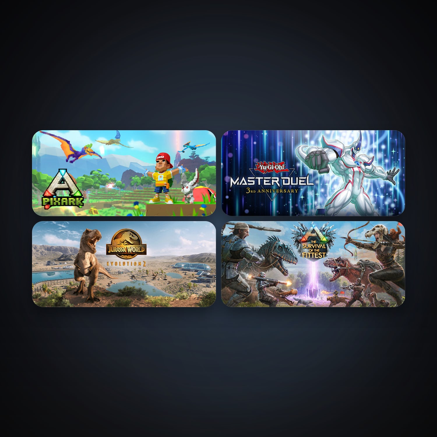 ARK: The Survival Of The Fittest + PixARK, 5 games, clean — HabibiAccounts