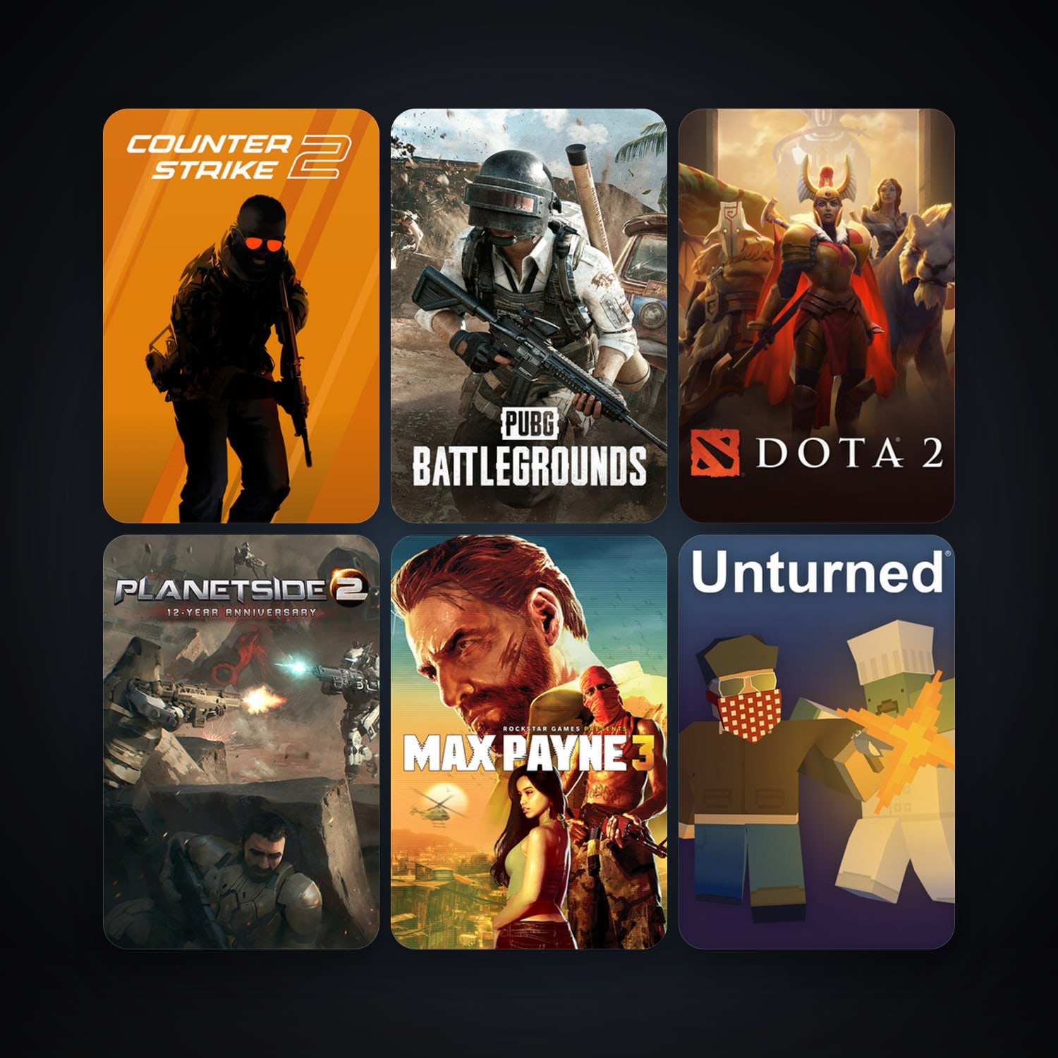 Dota 2 + CS2 Prime, 8 games, Steam 10, clean — HabibiAccounts