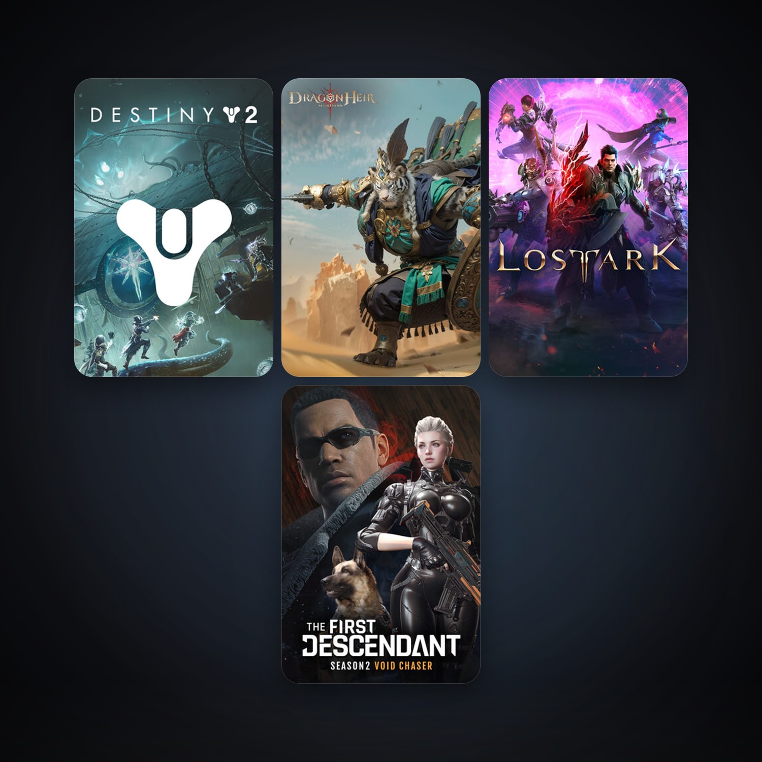 Destiny 2 + Lost Ark, 6 games, clean — HabibiAccounts