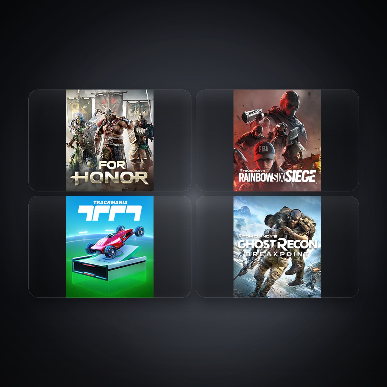 Ubisoft For Honor + Tom Clancy's Rainbow Six Siege (Steam) — US — 4 games — HabibiAccounts