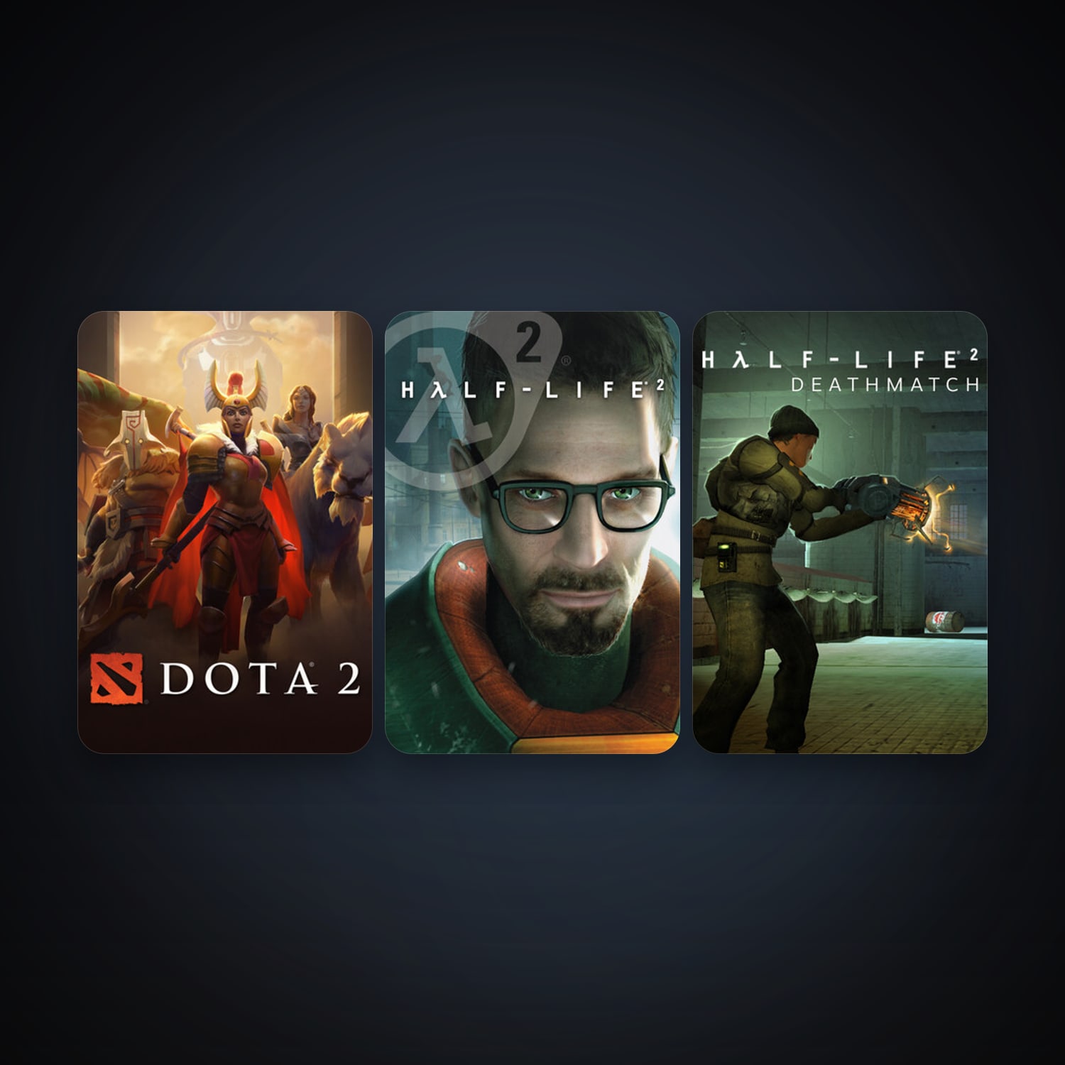 Half-Life 2 + Half-Life 2: Deathmatch, 8 games, clean — HabibiAccounts