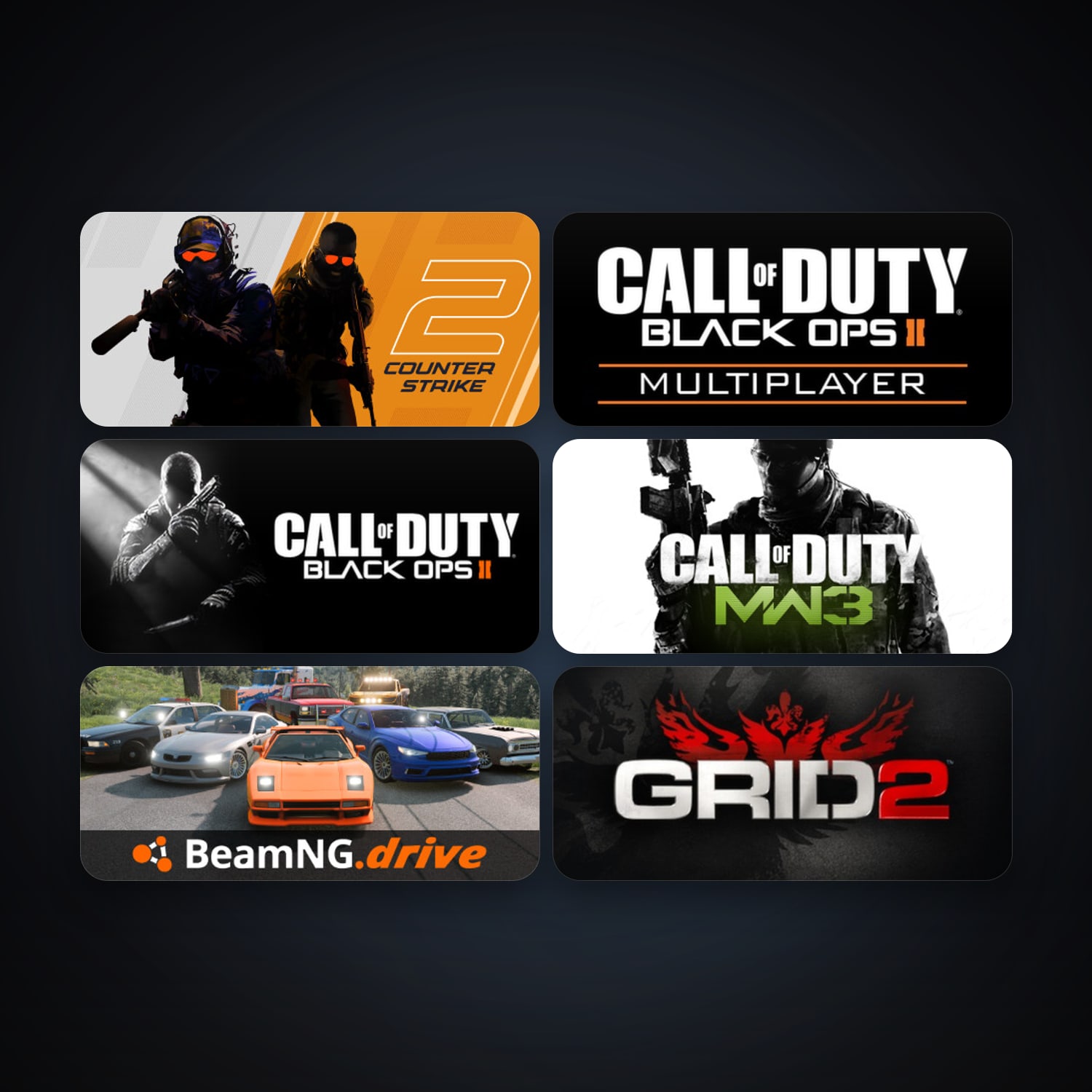 CS2 Prime & Call of Duty: Black Ops II - Multiplayer | 19 Games | Clean — HabibiAccounts