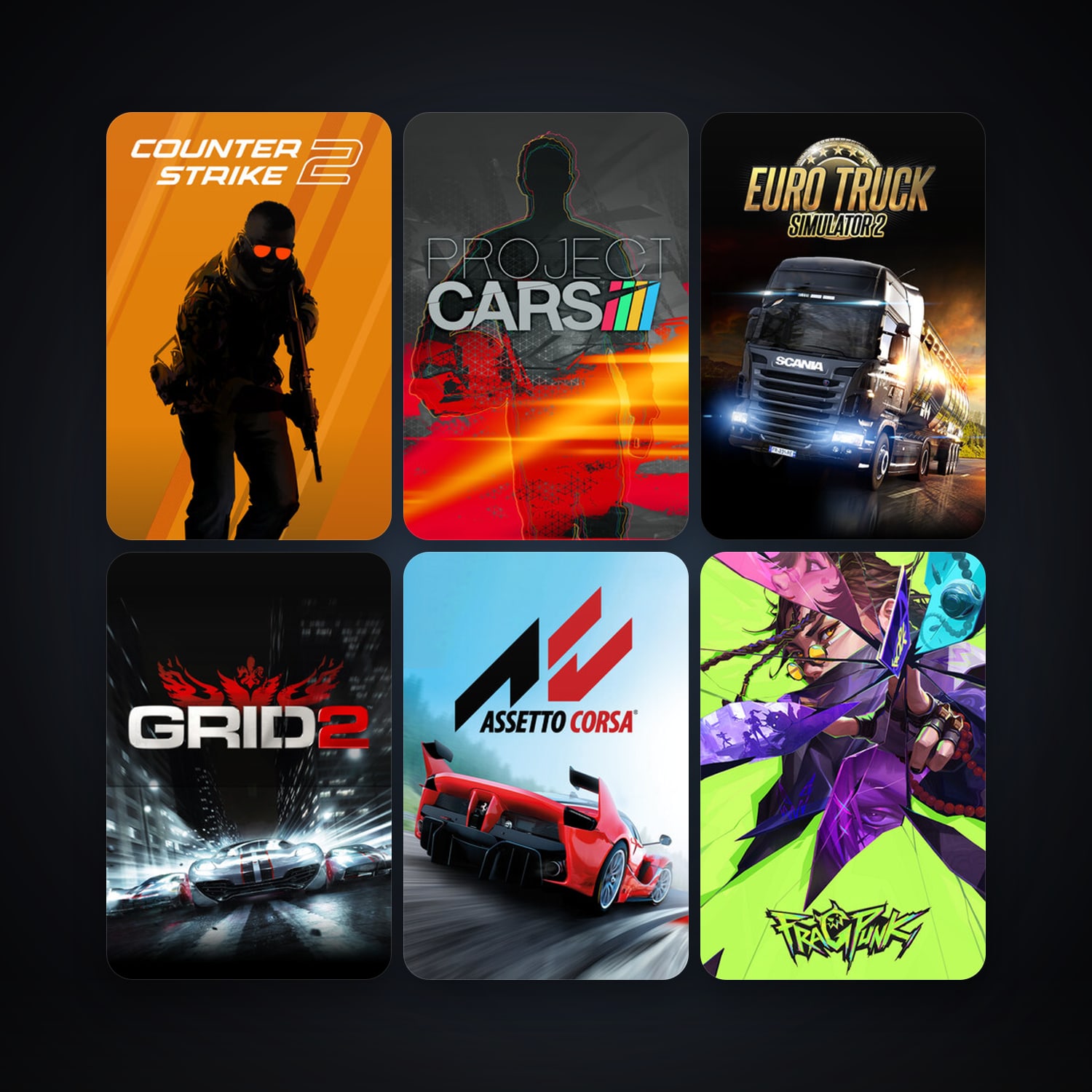 CS2 Prime & Project CARS | Level 12 | 21 Games | Clean — HabibiAccounts